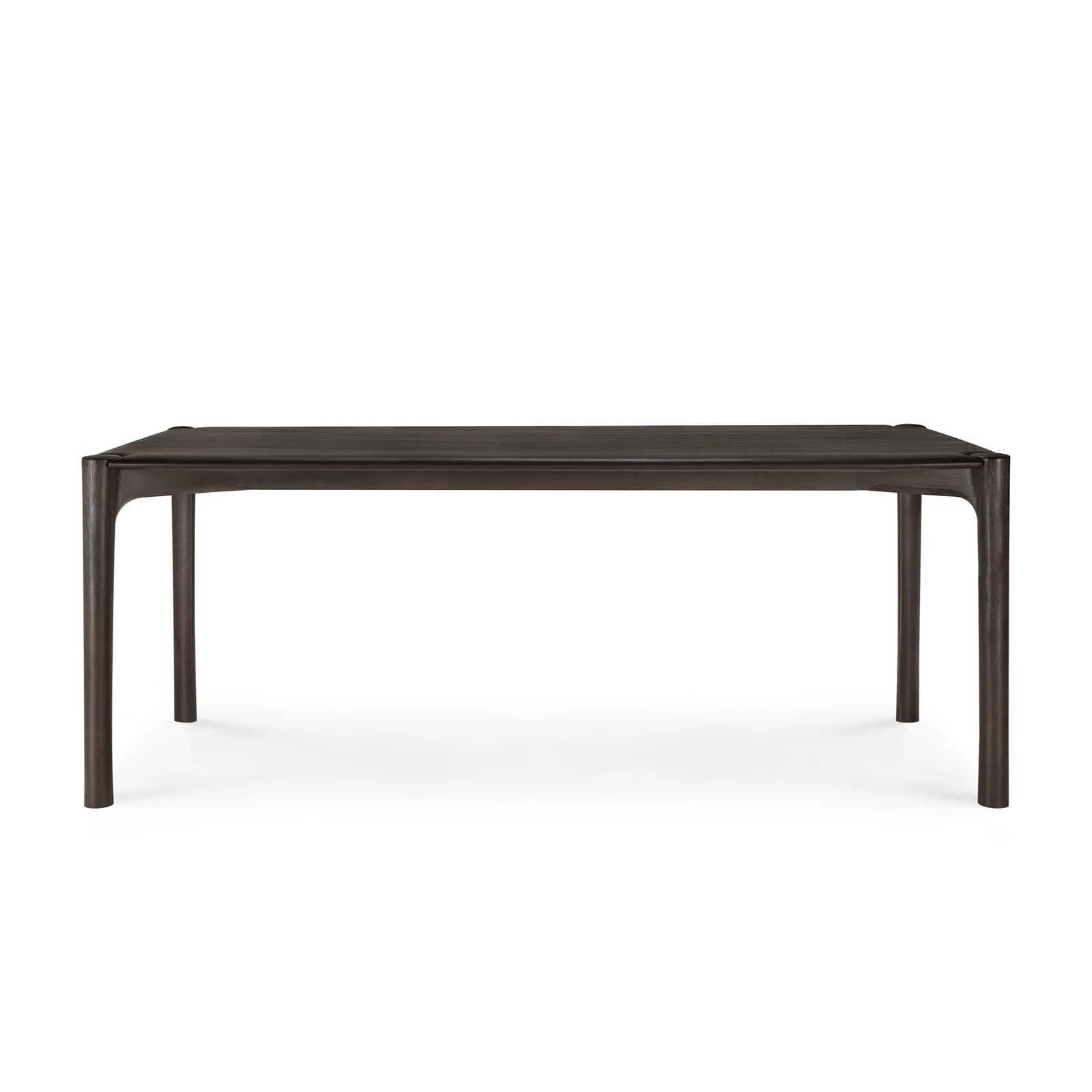 PI Dining Table | Teak Dark Brown - Image 3
