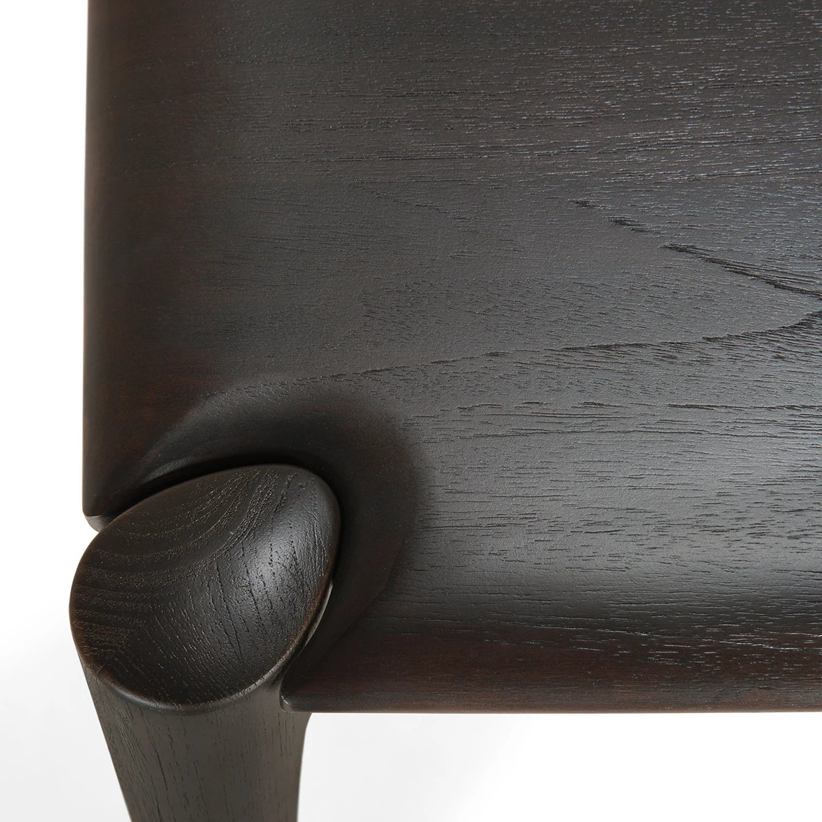 PI Dining Table | Teak Dark Brown - Image 4