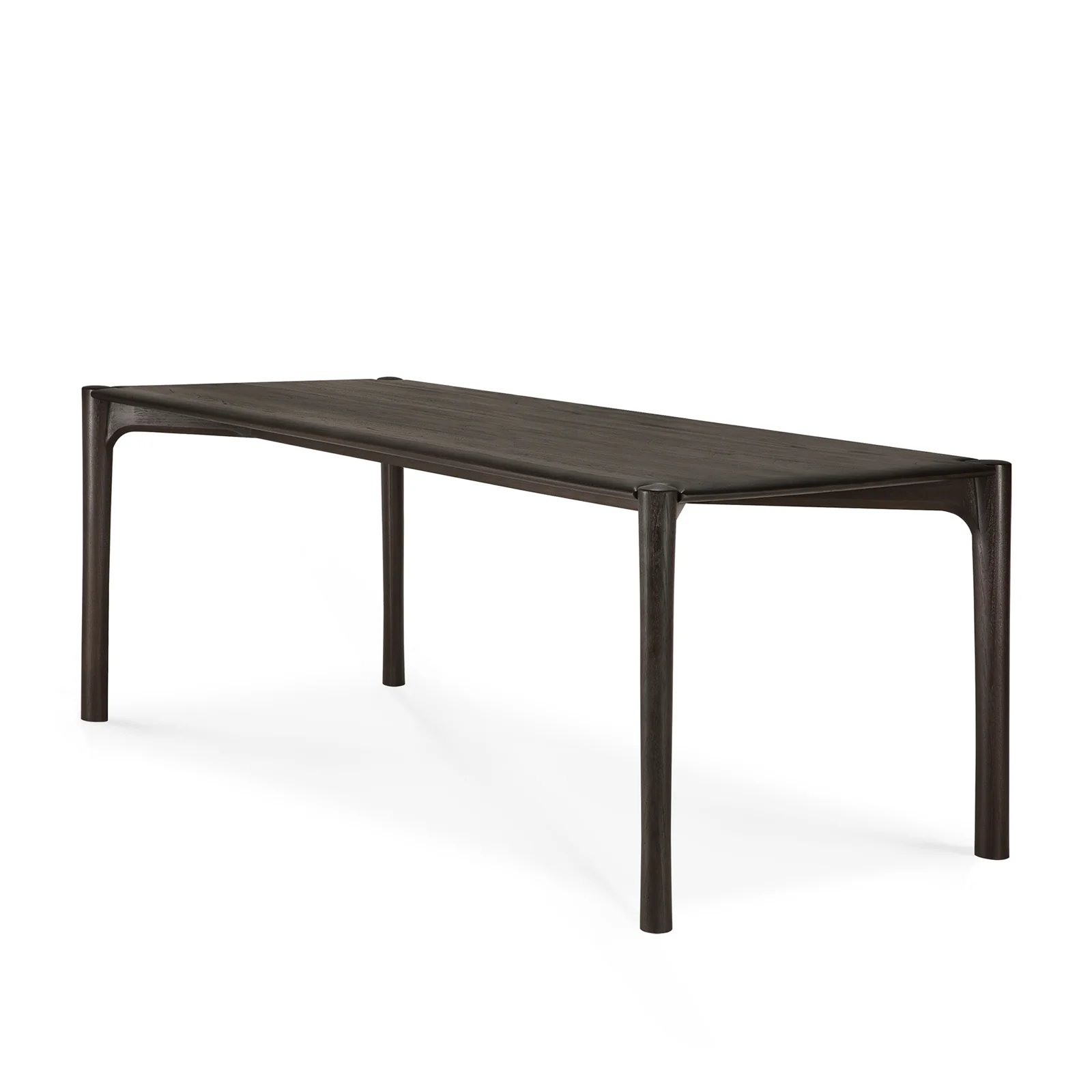 PI Dining Table | Teak Dark Brown - Image 5