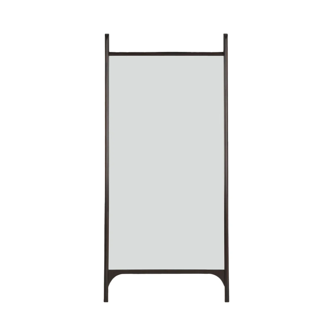 PI Floor Mirror | Mahogany - Dark Brown - Image 3