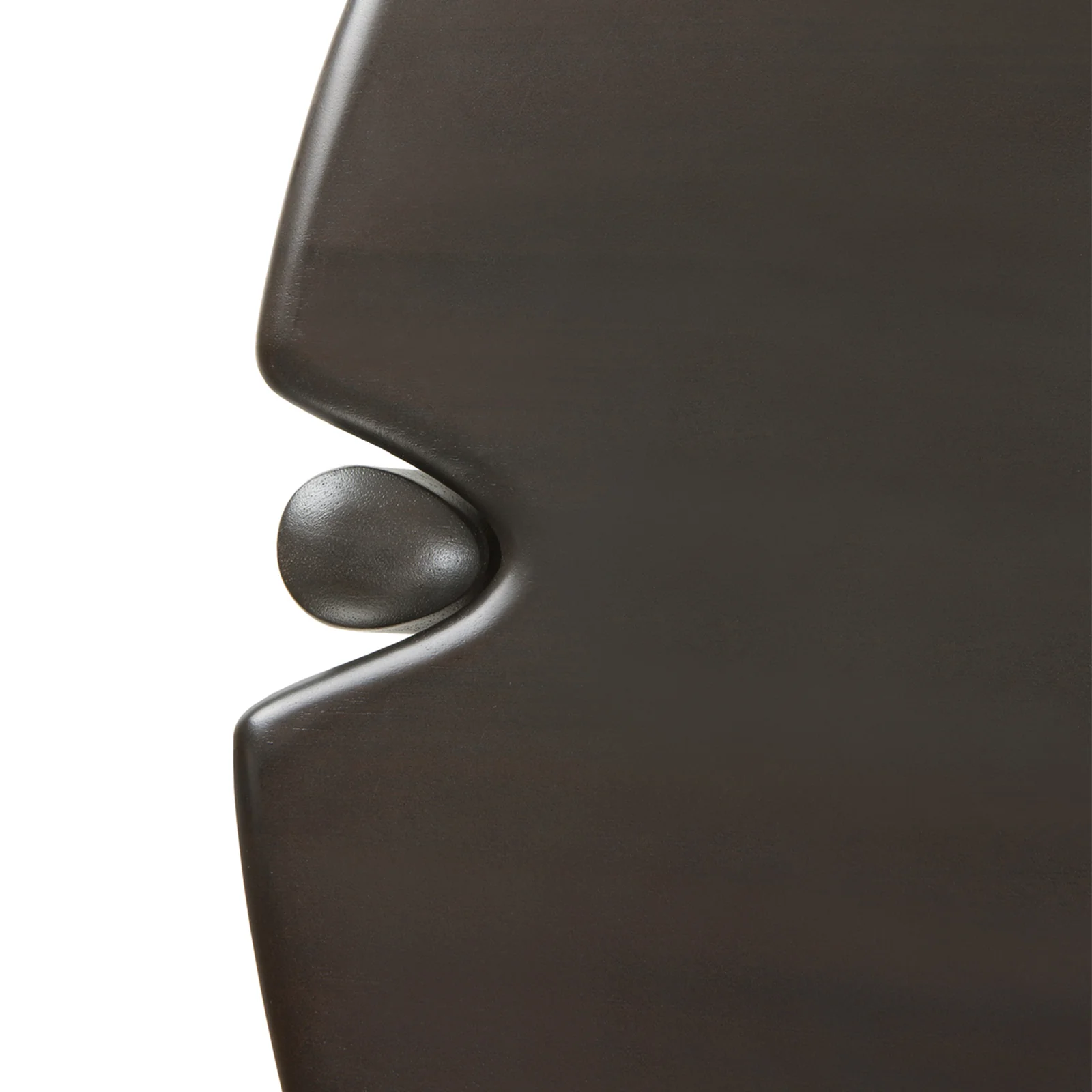 PI Round Coffee Table | Mahogany - Dark Brown - Image 5