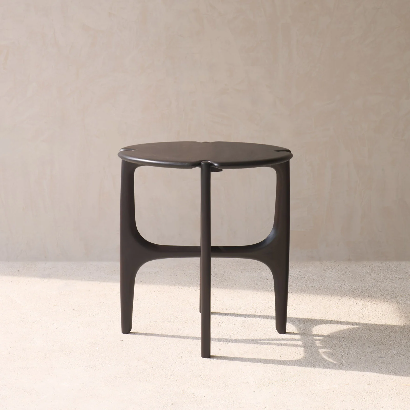 PI Side Table | Mahogany - Dark Brown - Image 5