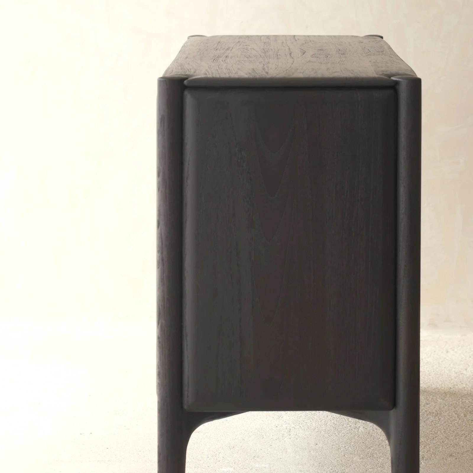 PI Sideboard | Teak Dark Brown (119cm) - Image 11