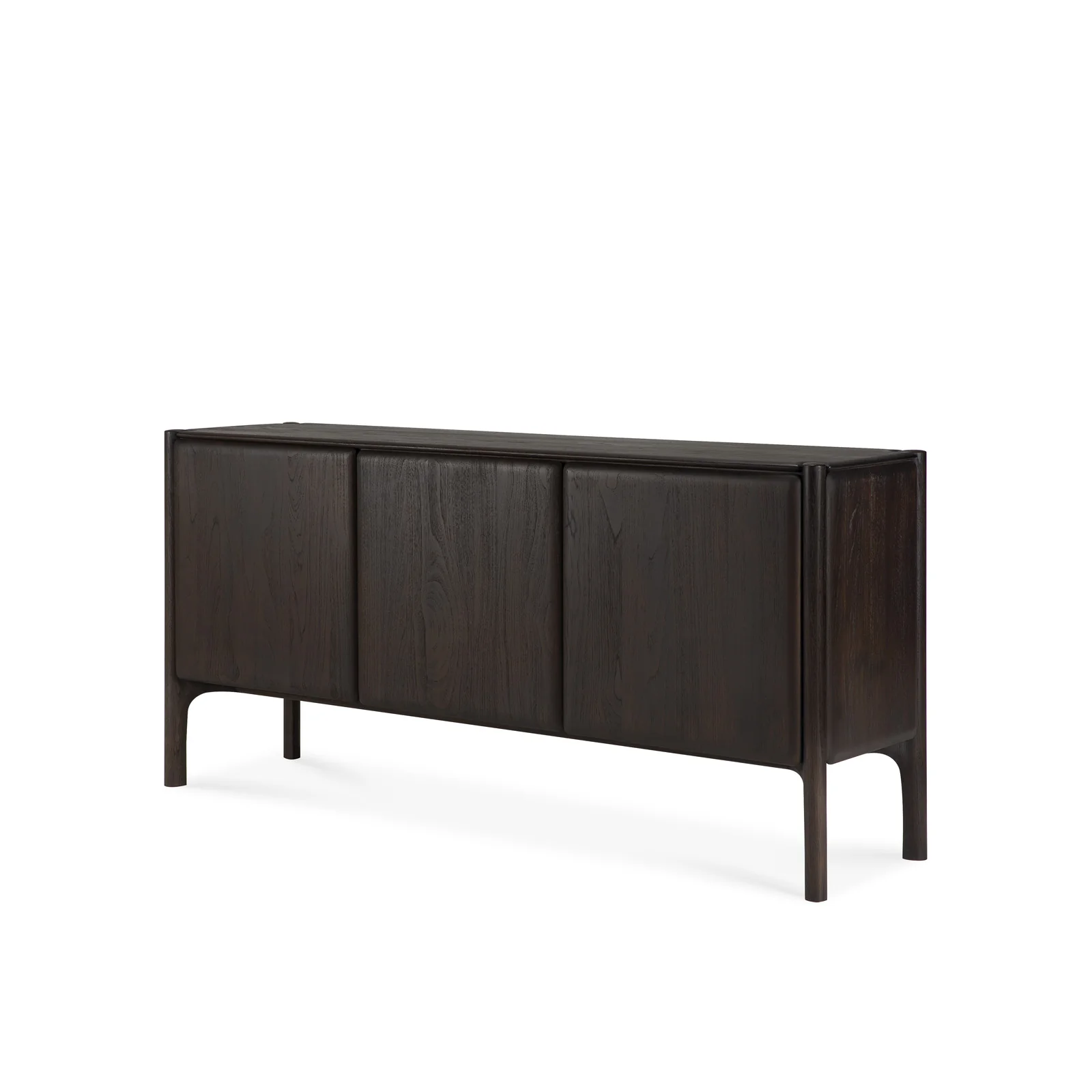 PI Sideboard | Teak Dark Brown (174cm) - Image 4