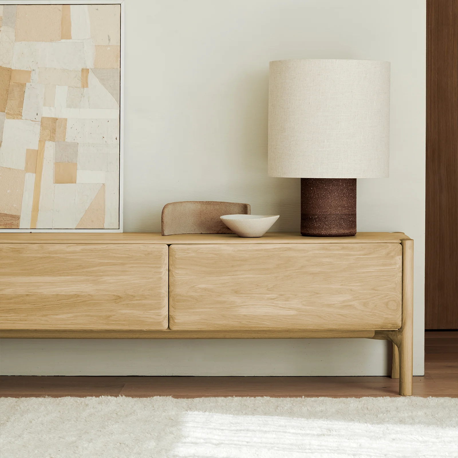 PI TV Console | Oak (242cm) - Image 14