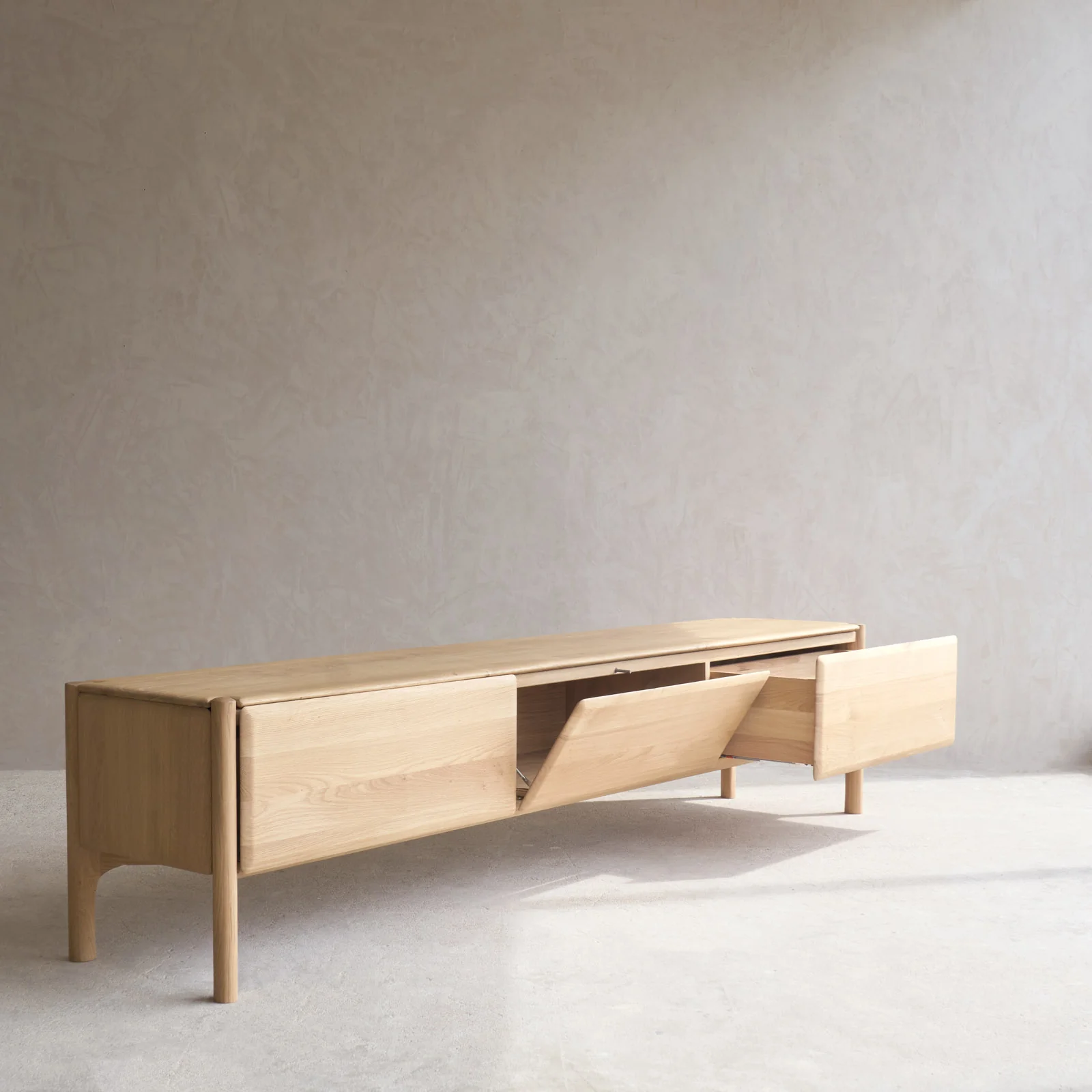 PI TV Console | Oak (242cm) - Image 9