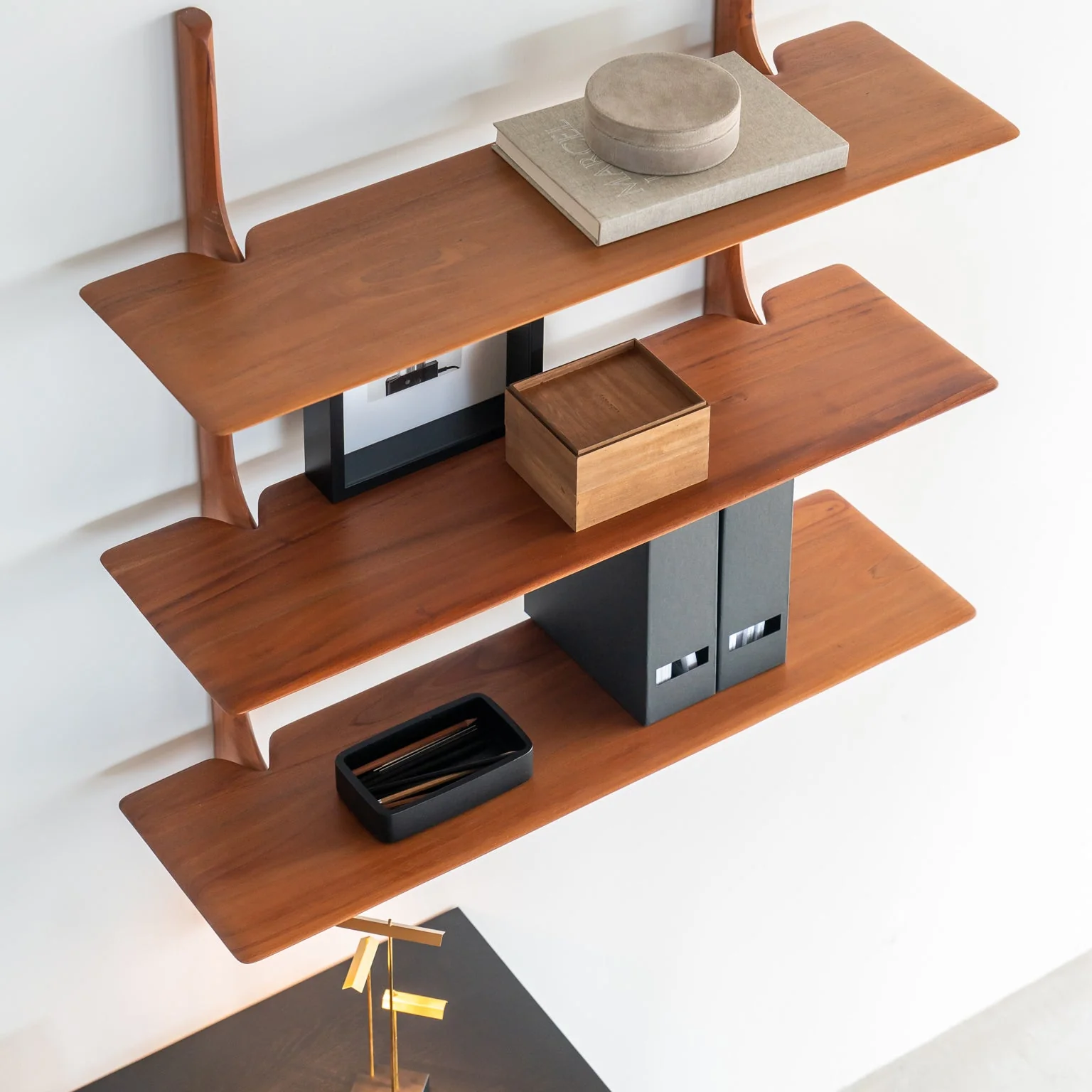 PI Wall Shelves | Mahogany - Image 12