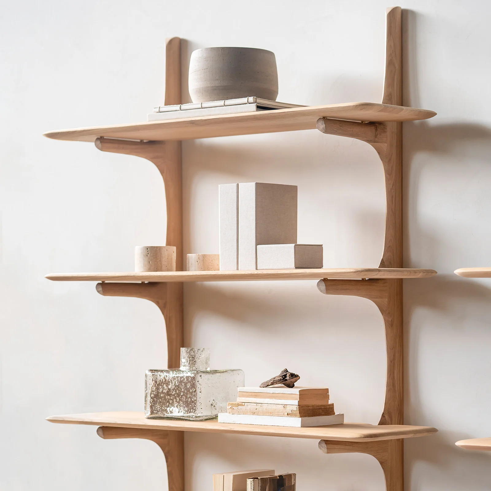 PI Wall Shelves | Oak - Image 2