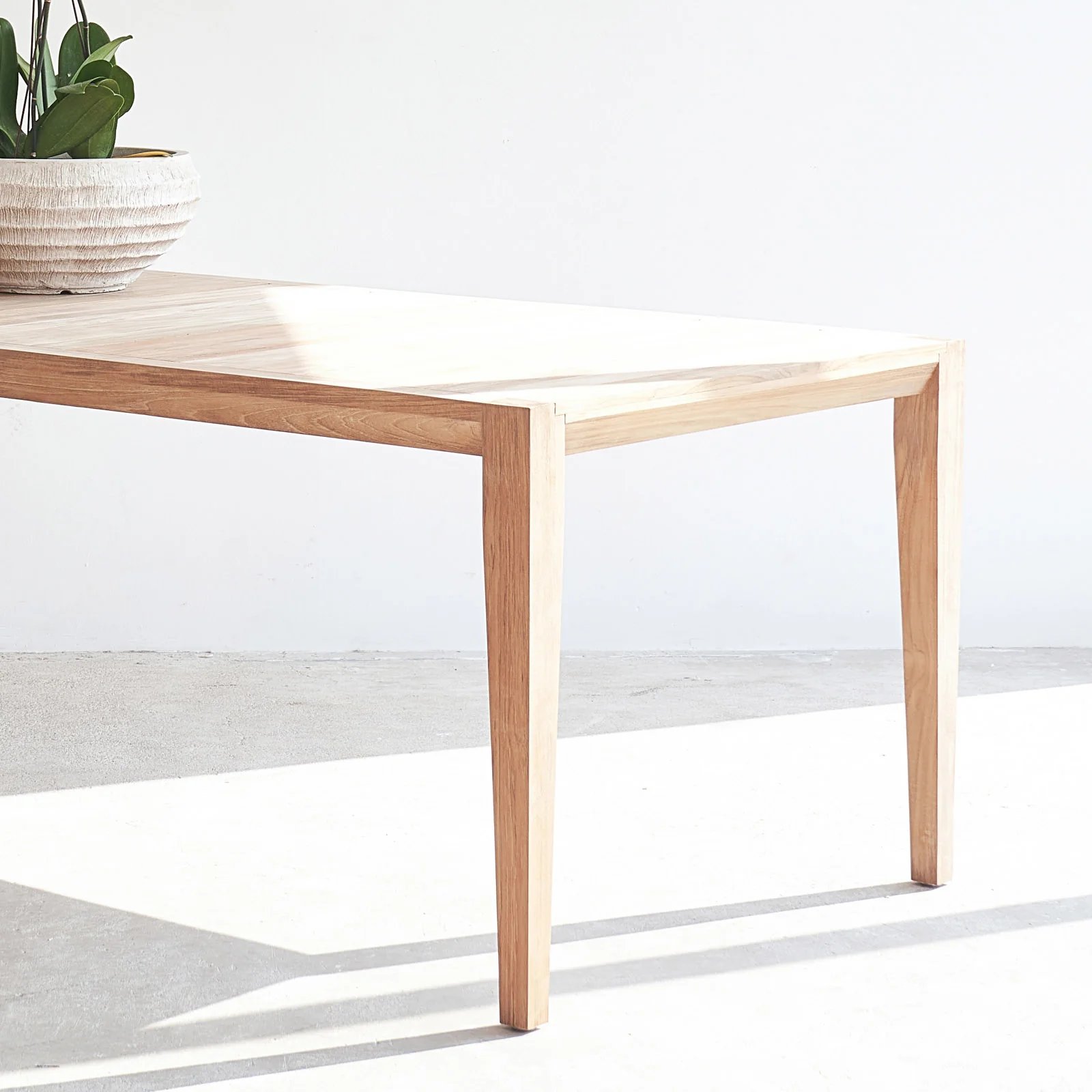 Pier Outdoor Dining Table | Teak - Image 2