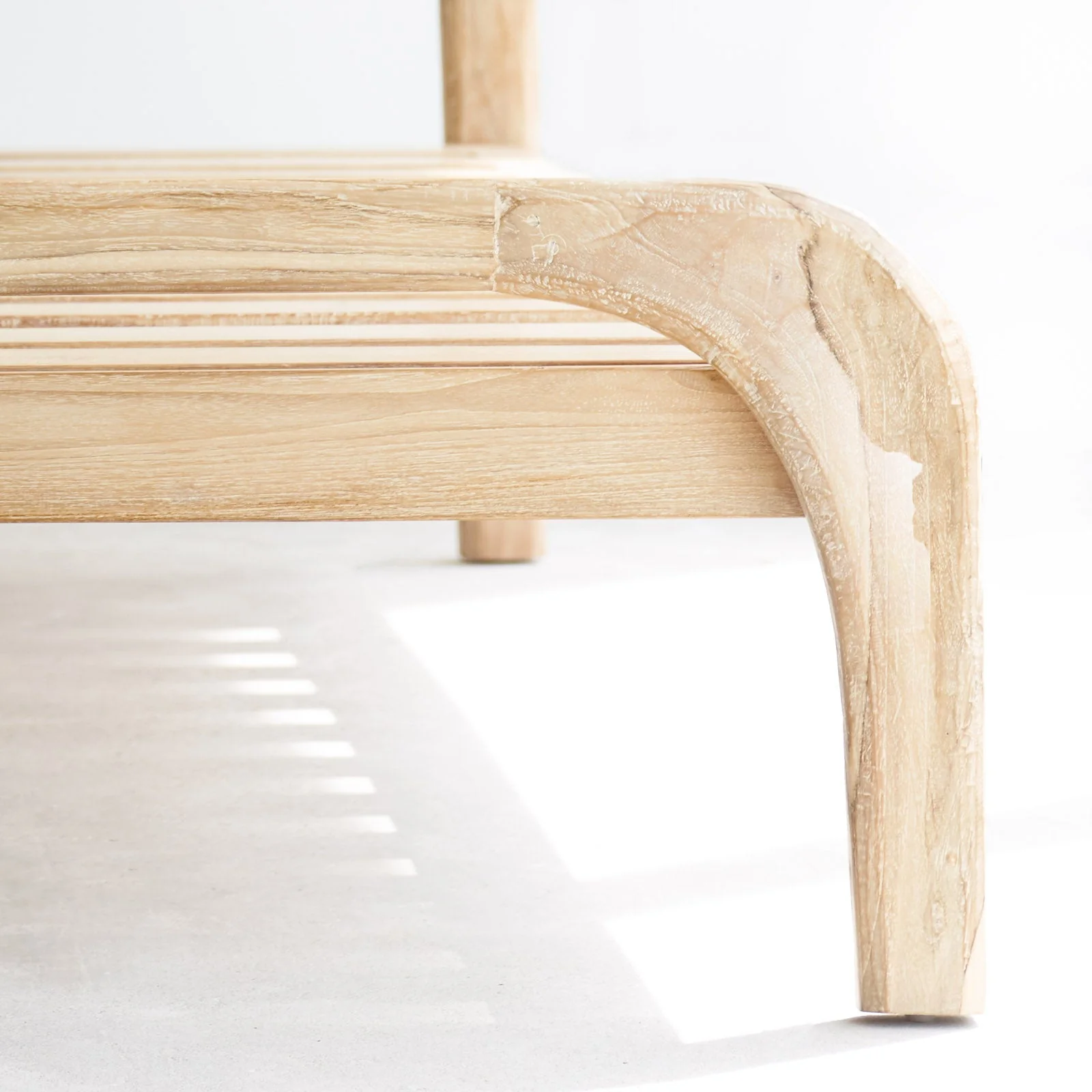 Plough Bed Frame | Teak - Natural - Image 4