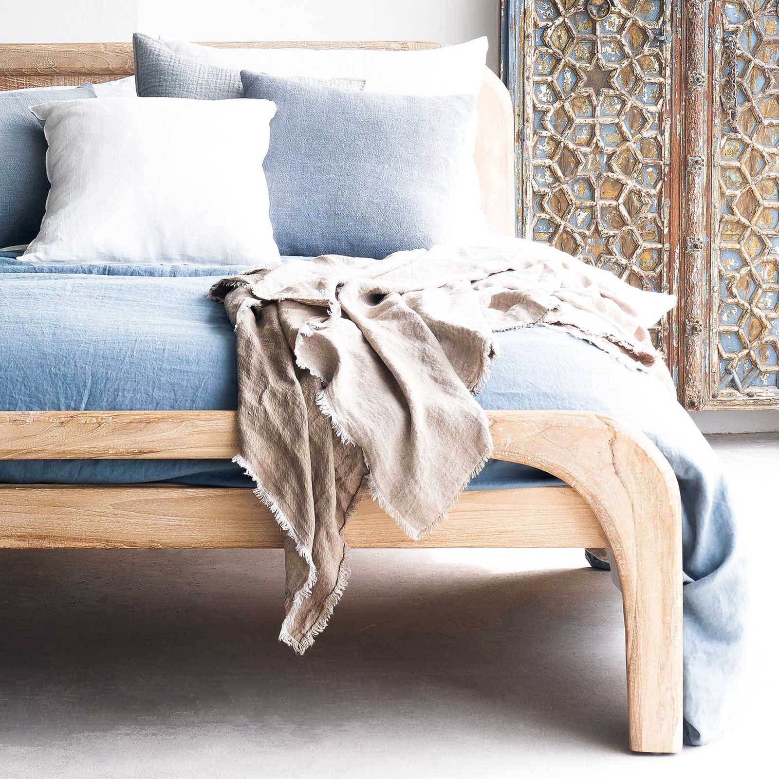 Plough Bed Frame | Teak - Natural - Image 5