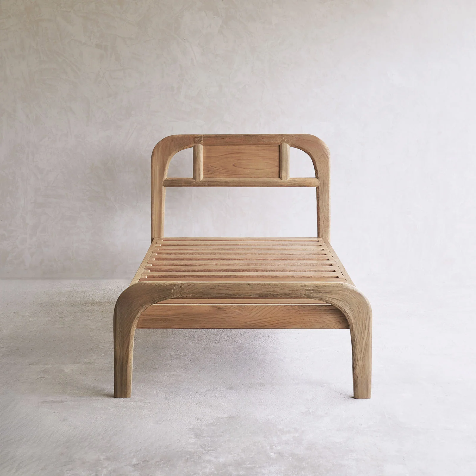 Plough Bed Frame | Teak - Natural (Single) - Image 4