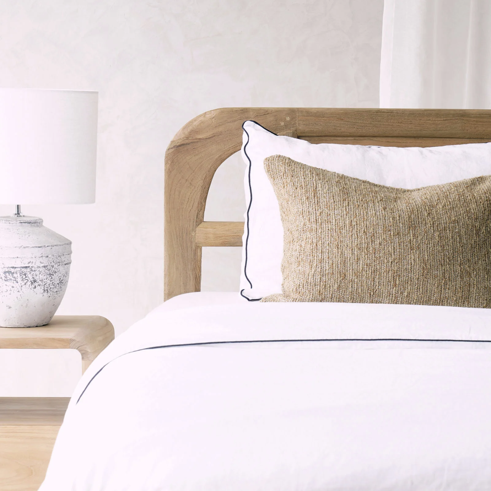 Plough Bed Frame | Teak - Natural (Single) - Image 7