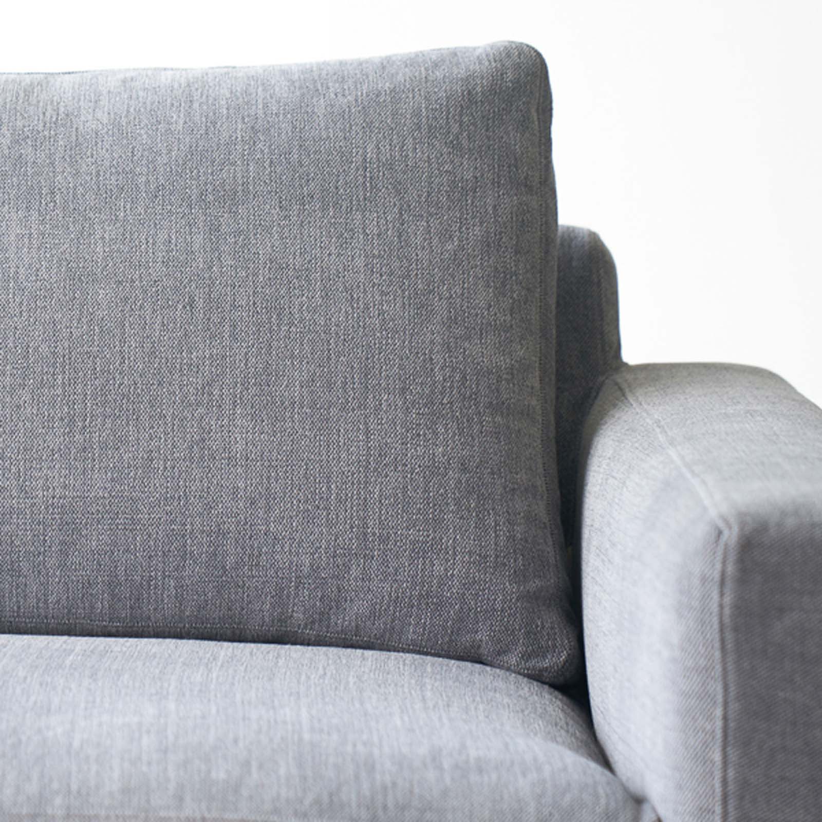 Ponte Corner Sofa | Bespoke Fabric & Leather (228cm) - Image 10