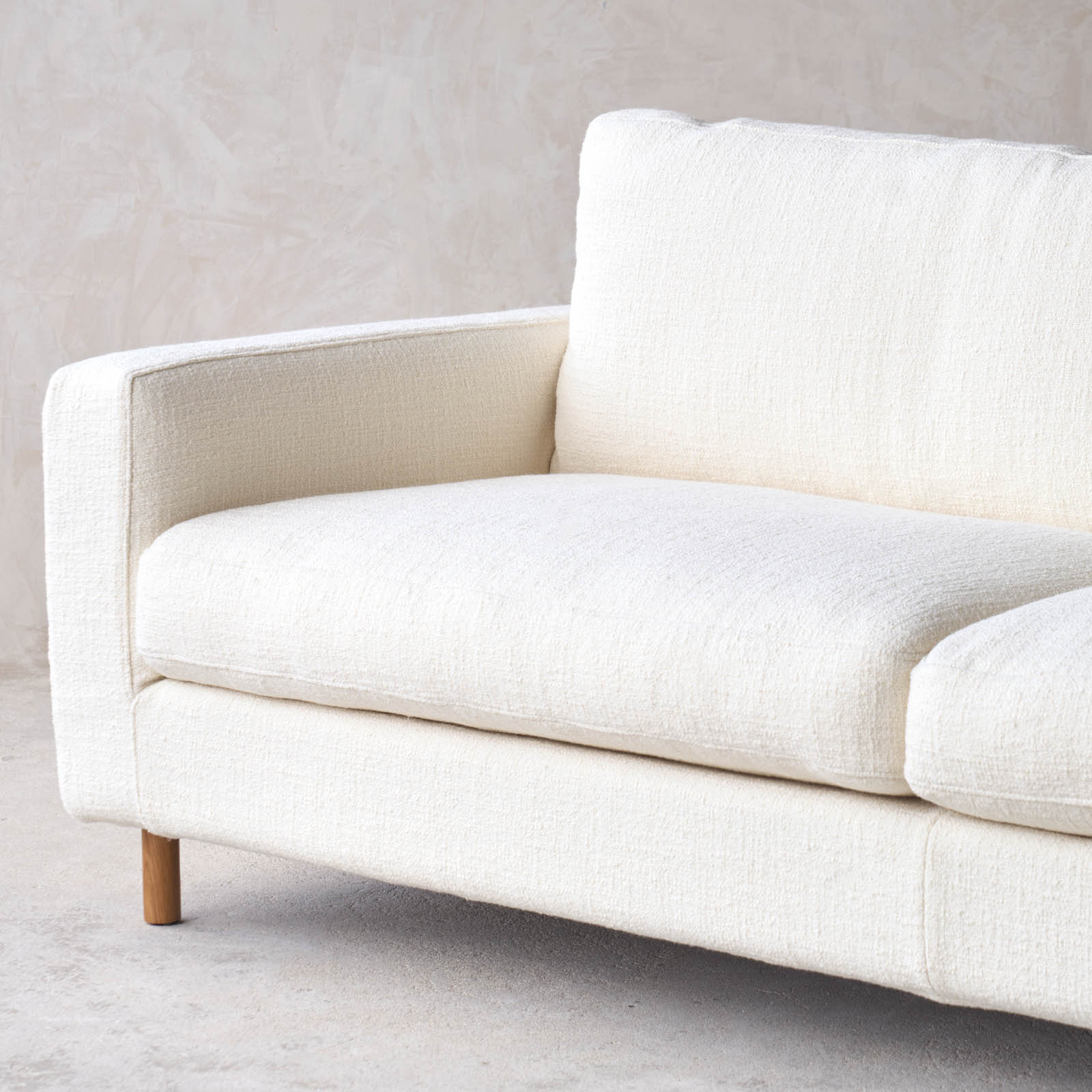 Ponte Fabric Sofa | 3 Seater - Panna Cotta (230cm) - Image 6