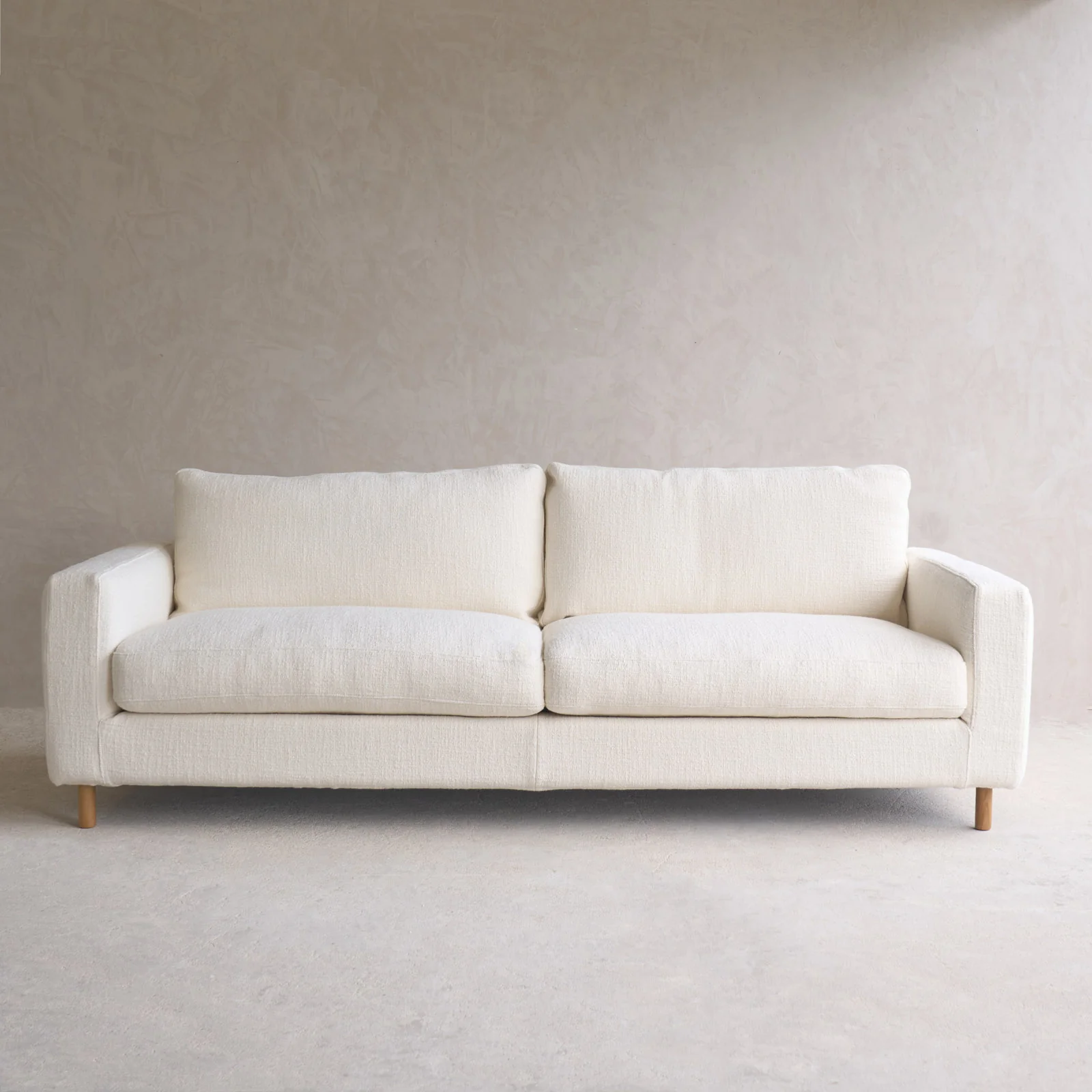 Ponte Fabric Sofa | 3 Seater - Panna Cotta (230cm) - Image 7
