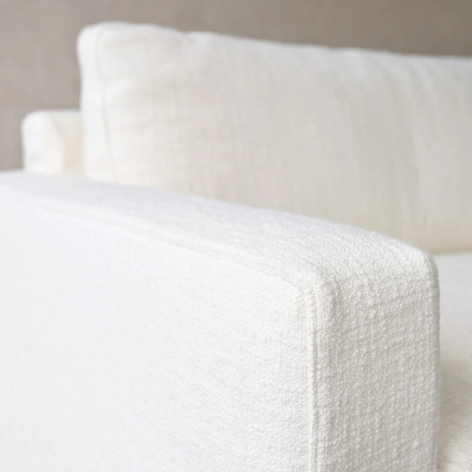 Ponte Fabric Sofa | 3 Seater - Panna Cotta (230cm) - Image 8