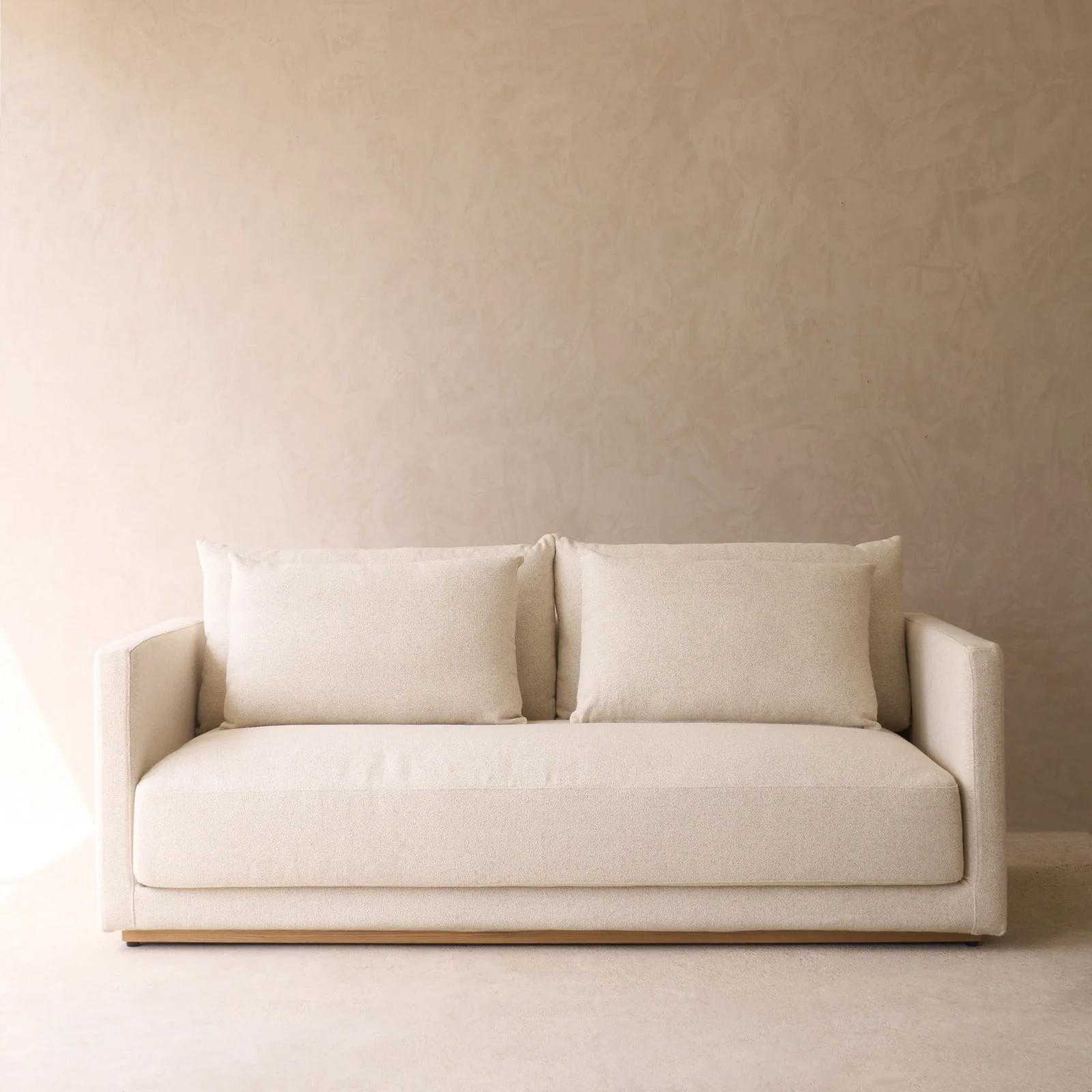 Portofino Fabric Sofa | Wheat (200cm) - Image 3