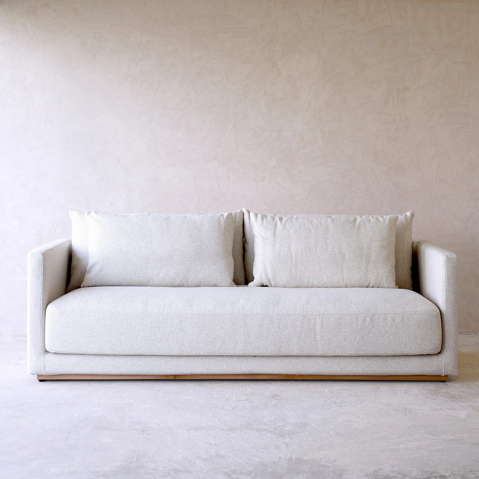 Portofino Fabric Sofa | Wheat (220cm) - Image 3