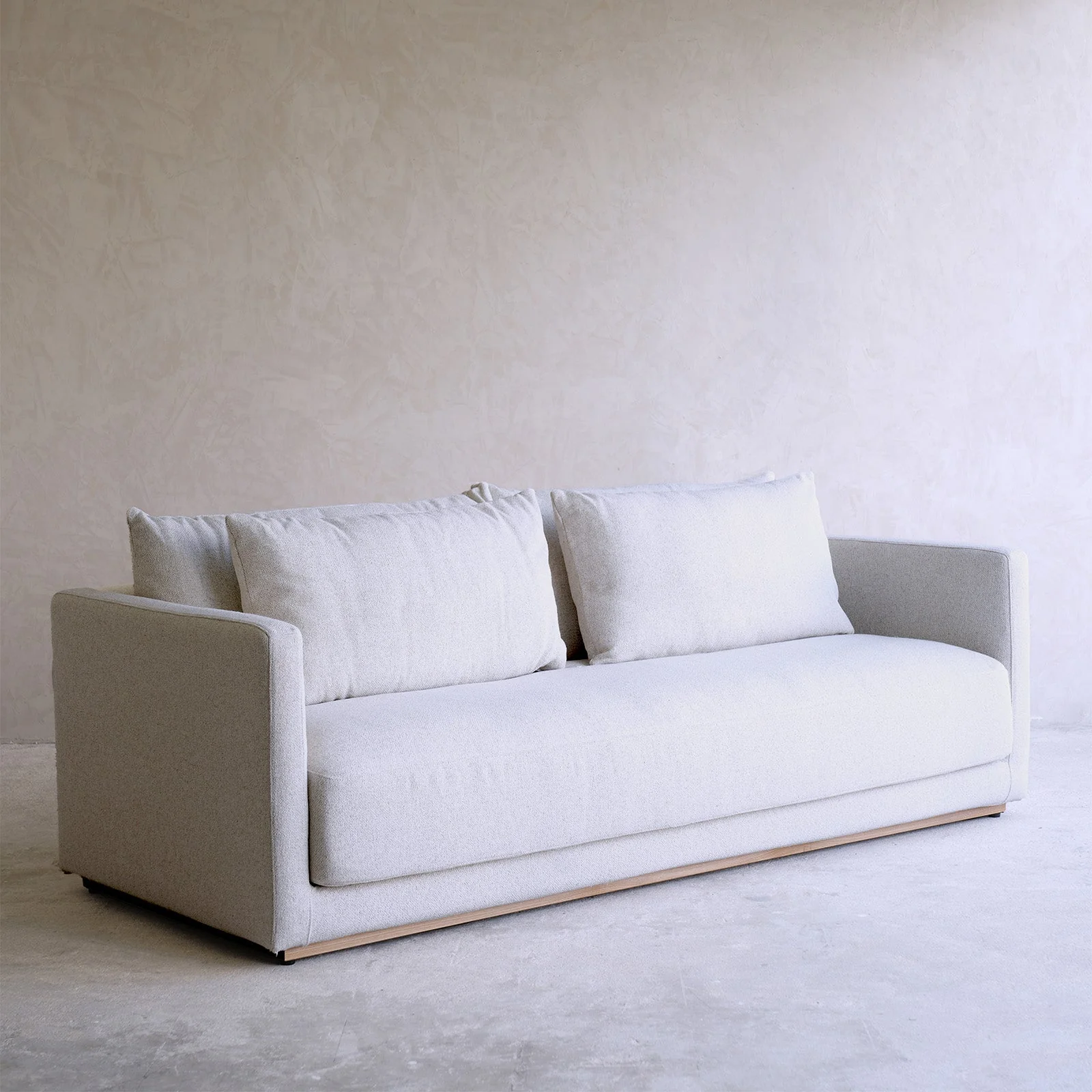 Portofino Fabric Sofa | Wheat (220cm) - Image 4