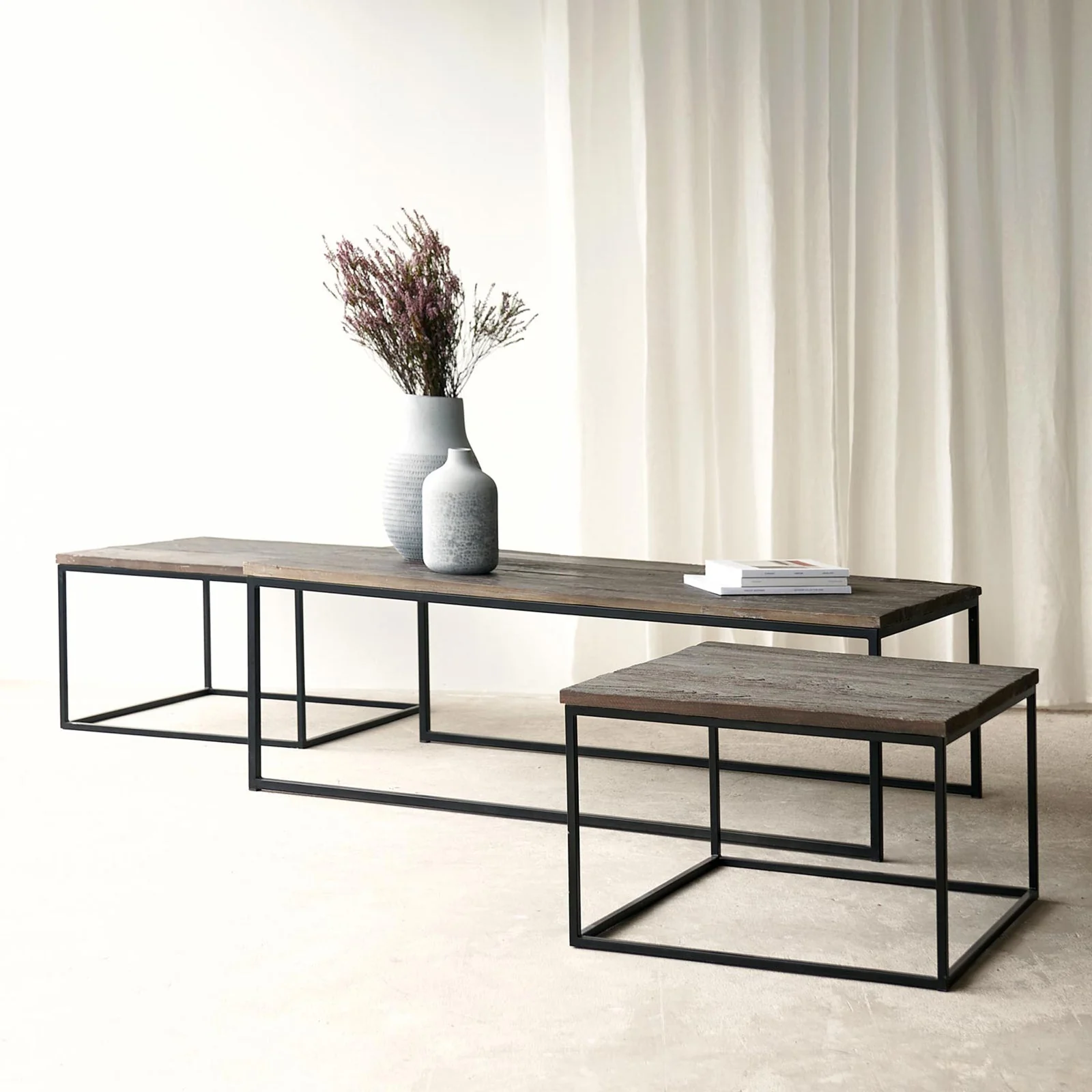 Prato Nested Coffee Table | Square - Image 4