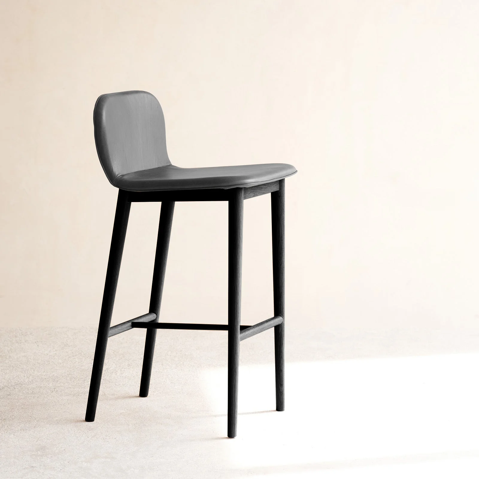Puddle Counter Stool | Black Frame - Bespoke - Image 3