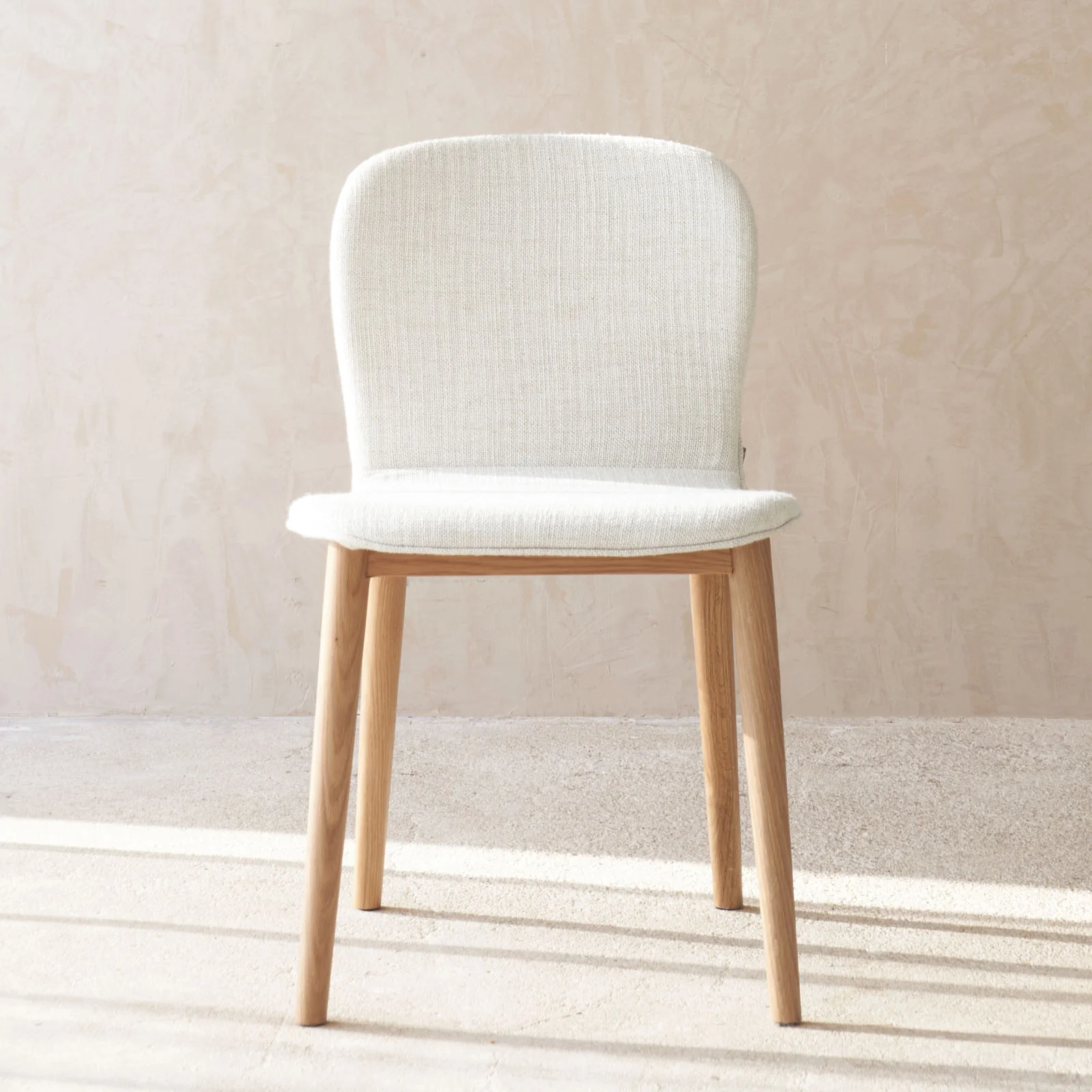 Puddle Dining Chair | Oak Frame - Bespoke Fabric - Image 12