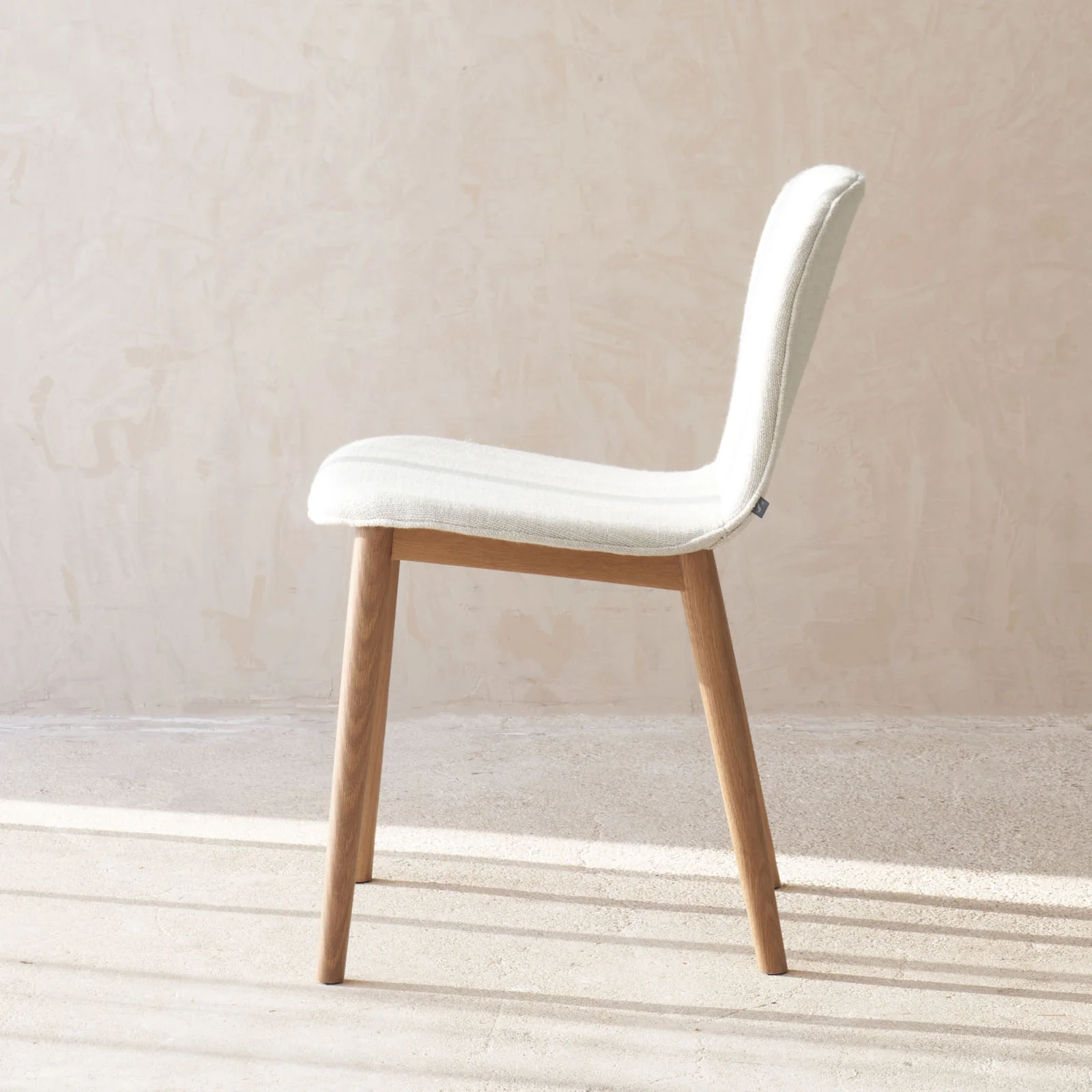 Puddle Dining Chair | Oak Frame - Bespoke Fabric - Image 14