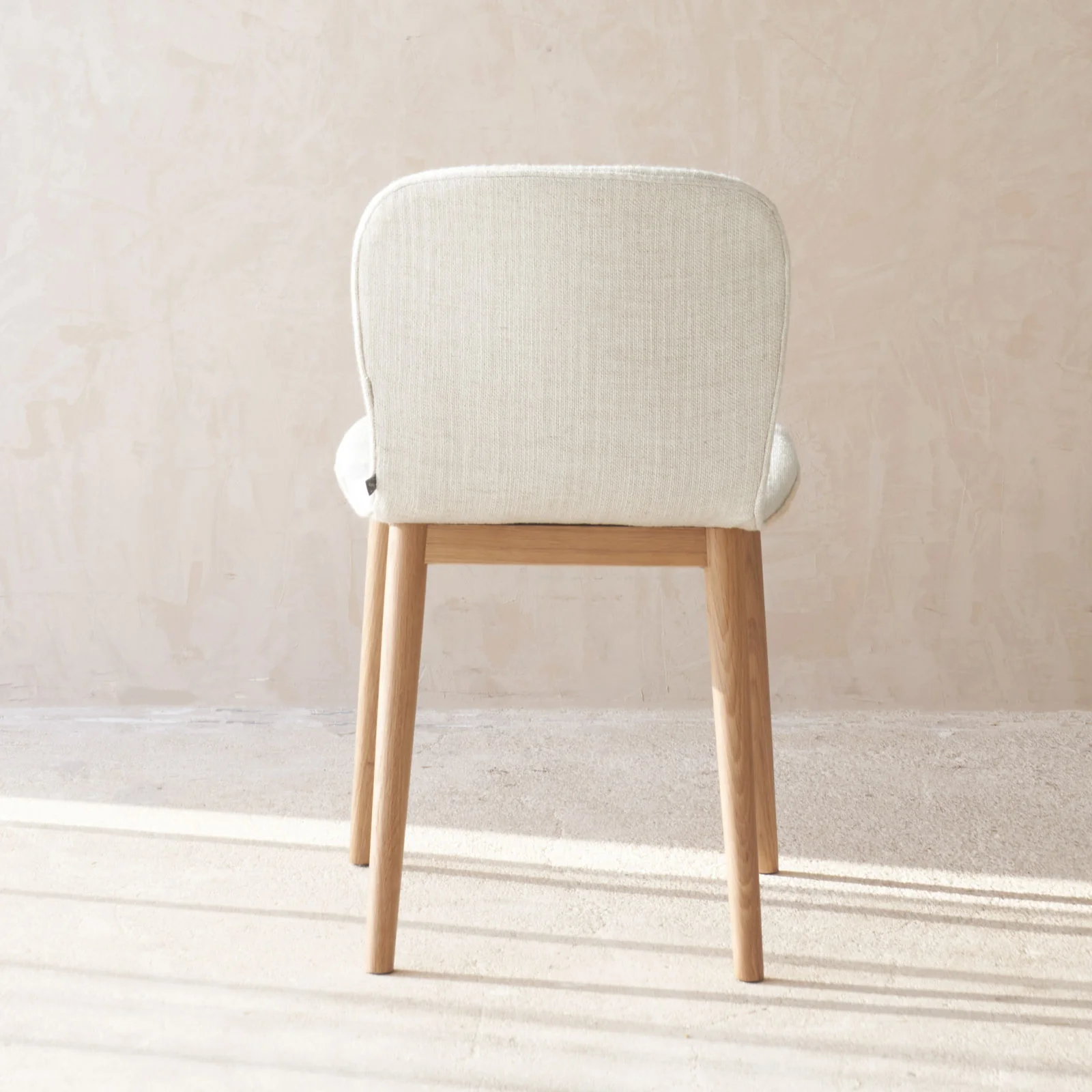 Puddle Dining Chair | Oak Frame - Bespoke Fabric - Image 15