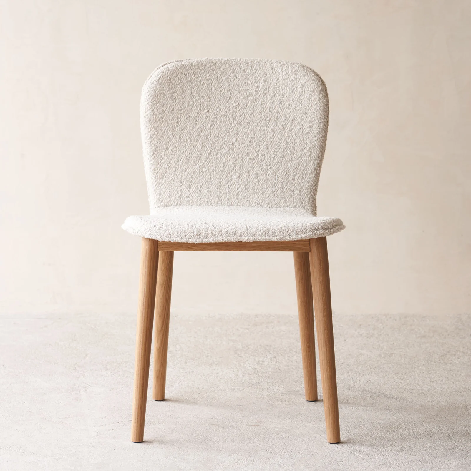 Puddle Dining Chair | Oak Frame - Bespoke Fabric - Image 17