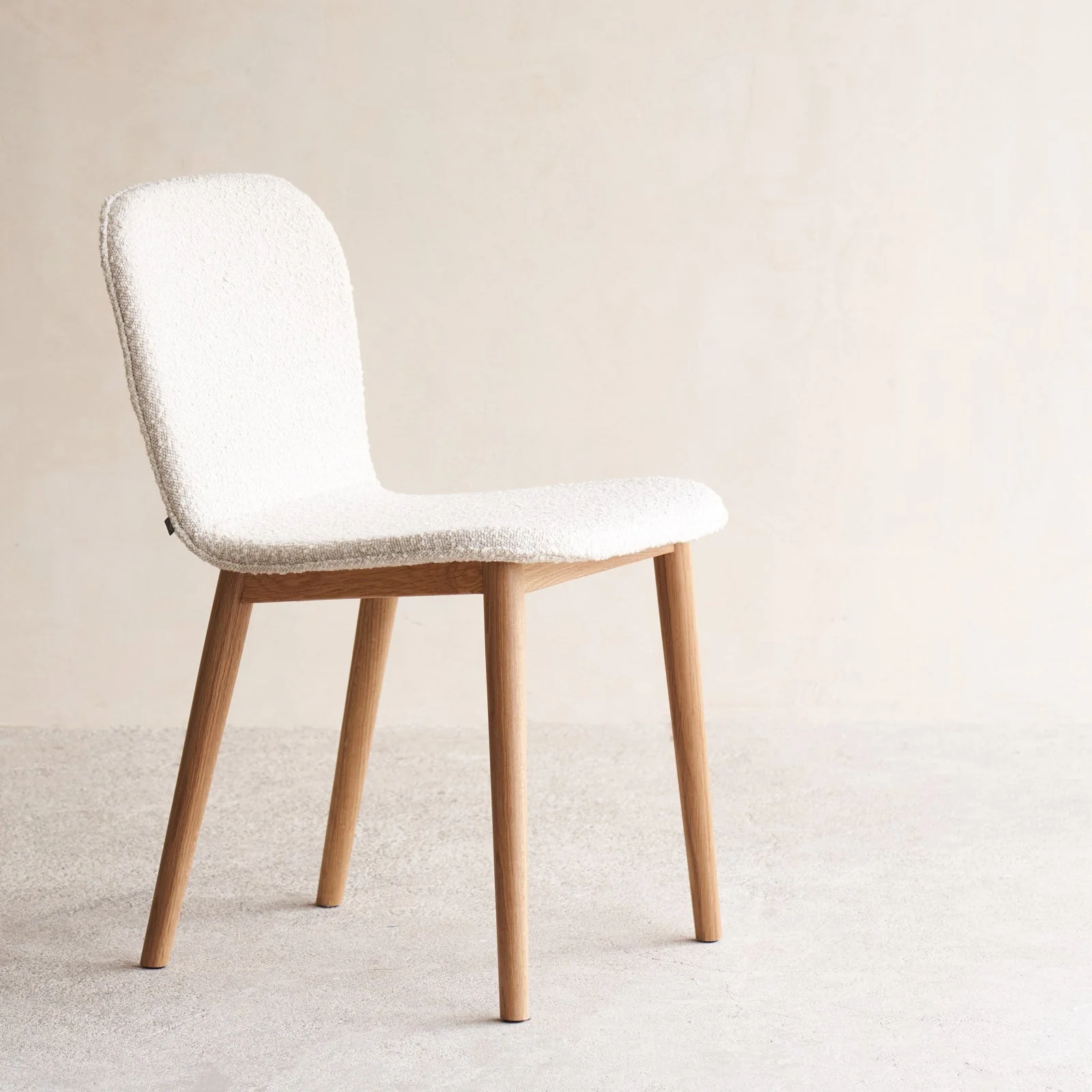 Puddle Dining Chair | Oak Frame - Bespoke Fabric - Image 19