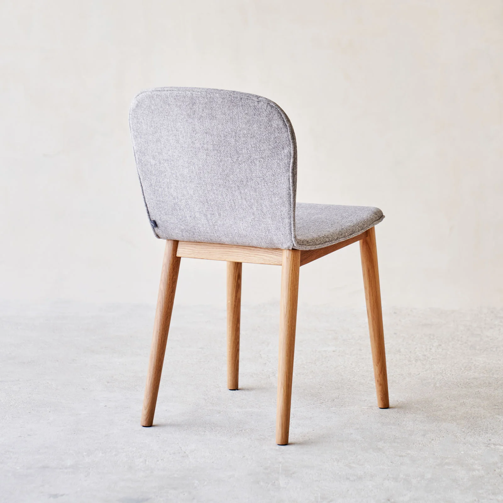 Puddle Dining Chair | Oak Frame - Bespoke Fabric - Image 5