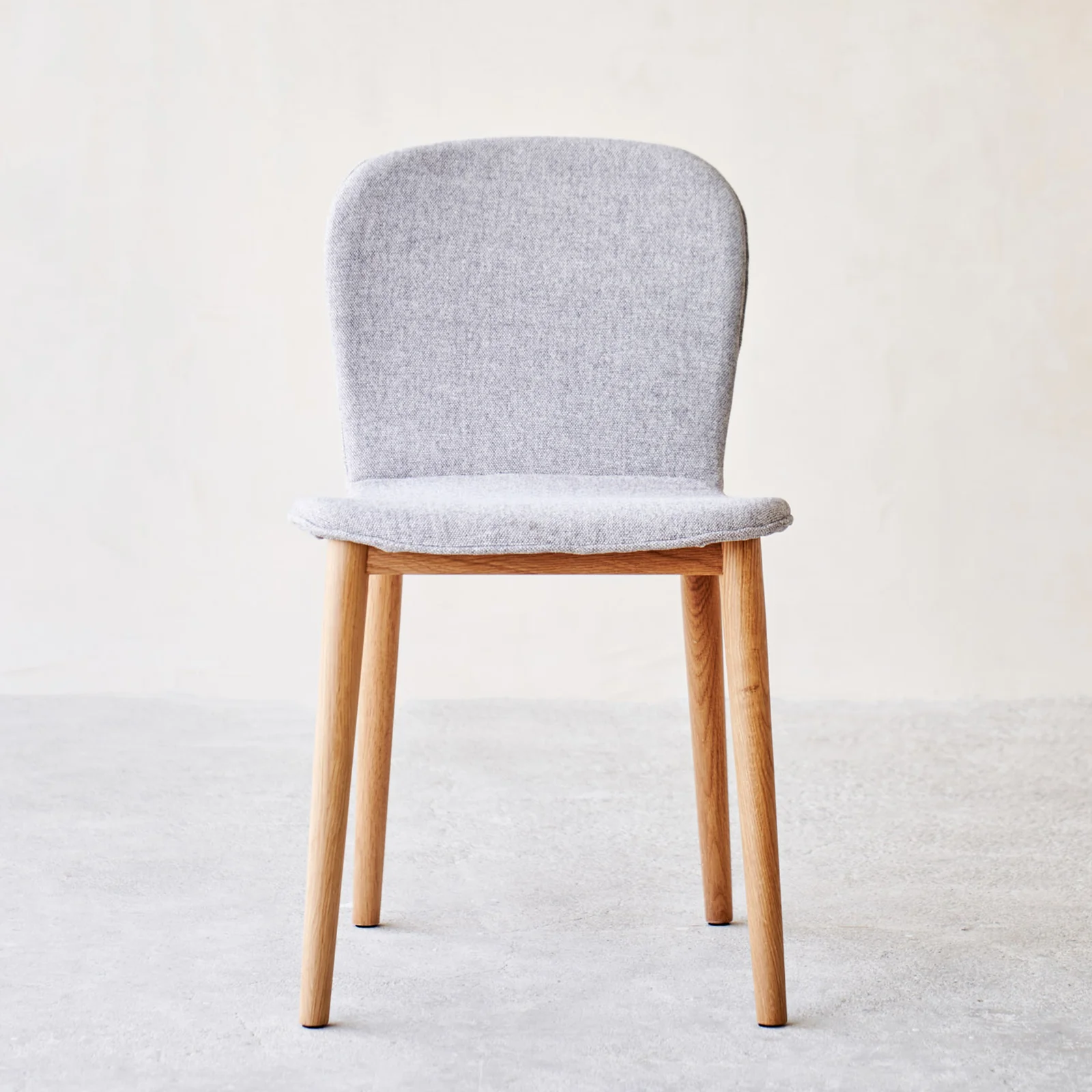Puddle Dining Chair | Oak Frame - Bespoke Fabric - Image 6