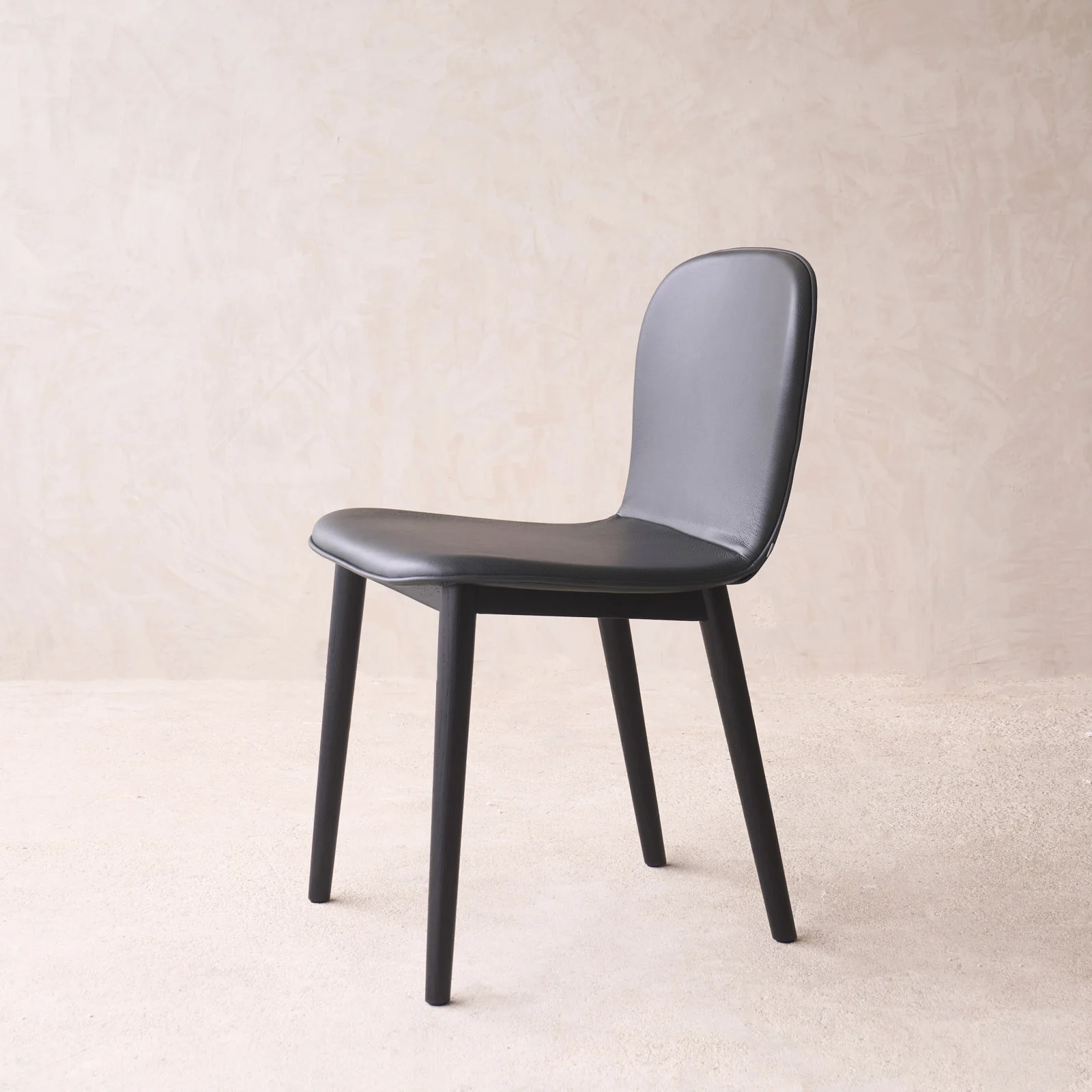 Puddle Dining Chair | Oak Frame - Bespoke Leather - Image 10