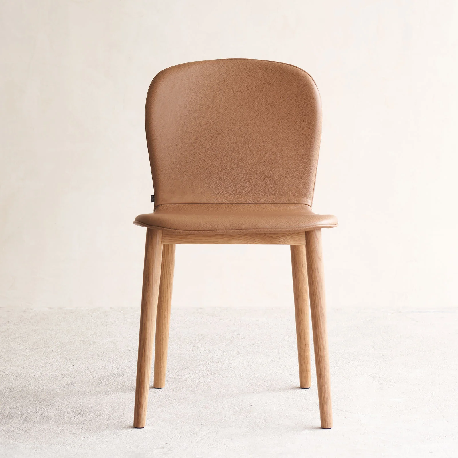 Puddle Dining Chair | Oak Frame - Bespoke Leather - Image 12