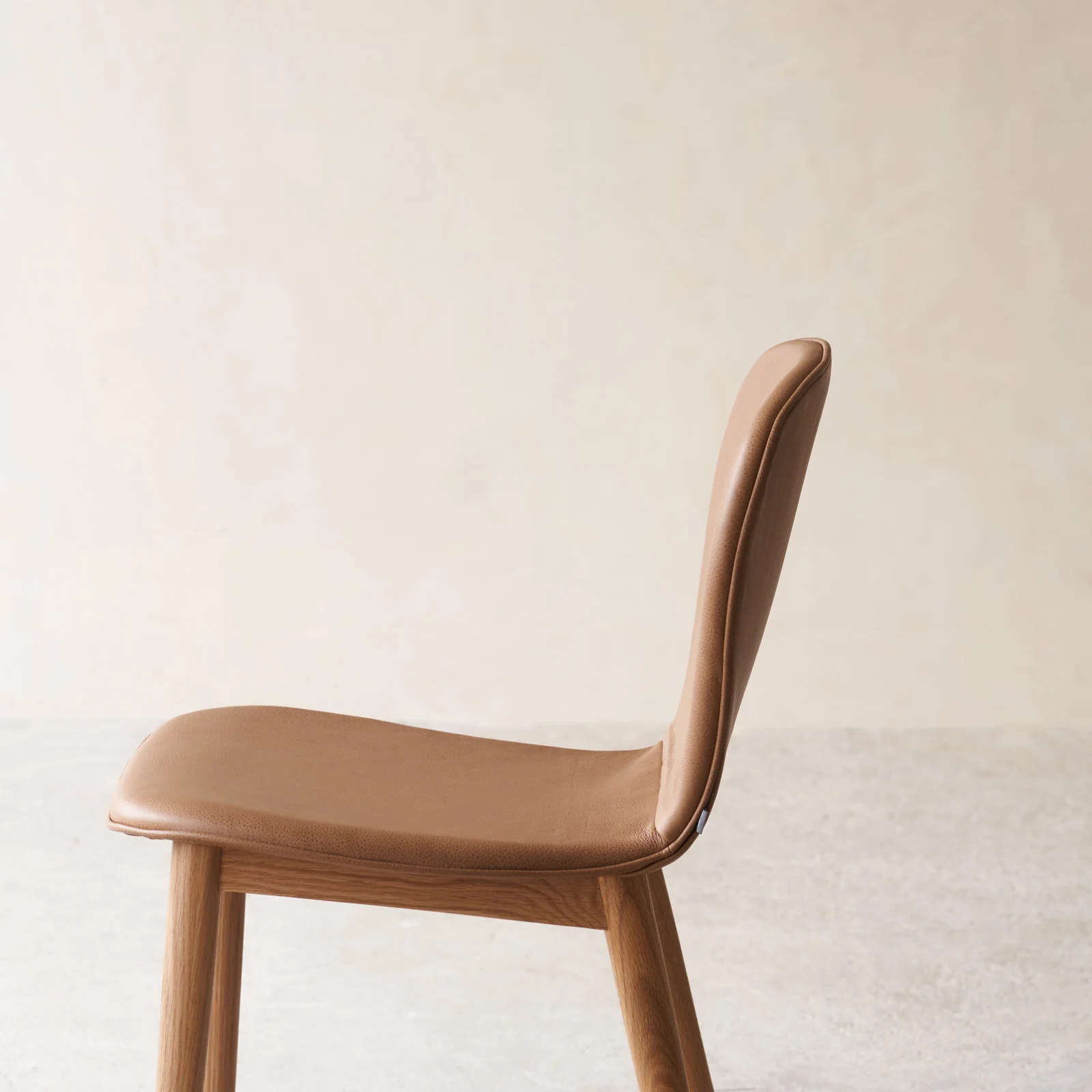 Puddle Dining Chair | Oak Frame - Bespoke Leather - Image 15