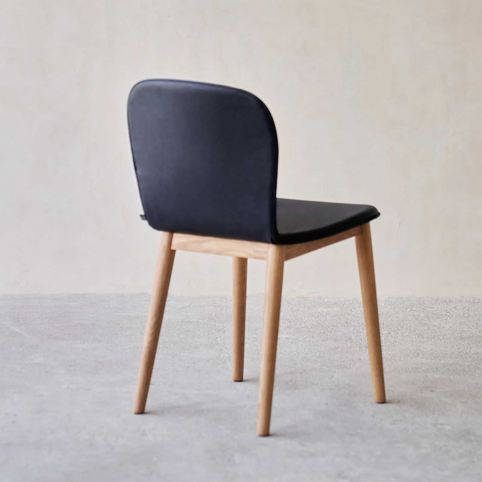 Puddle Dining Chair | Oak Frame - Bespoke Leather - Image 5