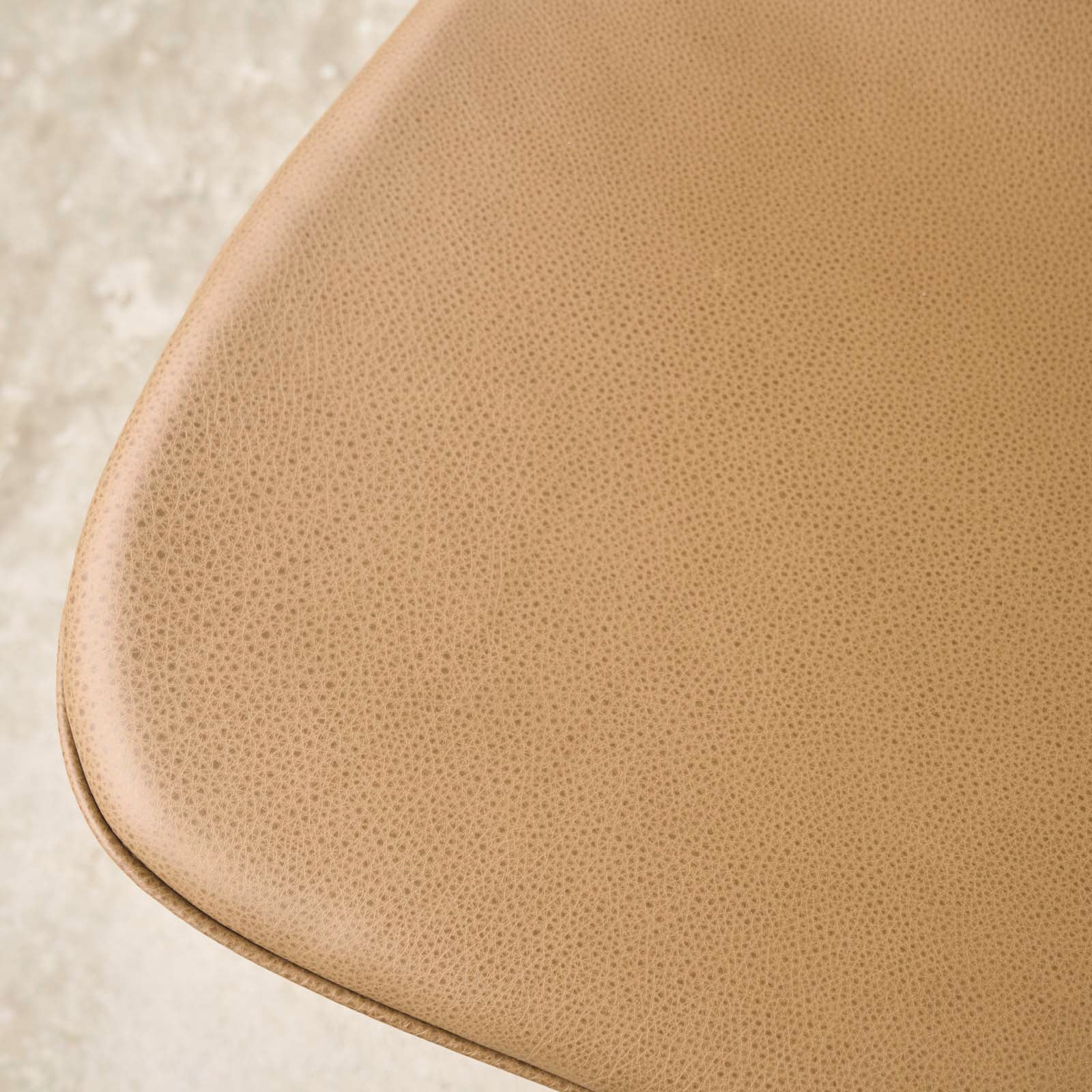 Puddle Leather Dining Chair | Oak Frame - Pecan - Image 5