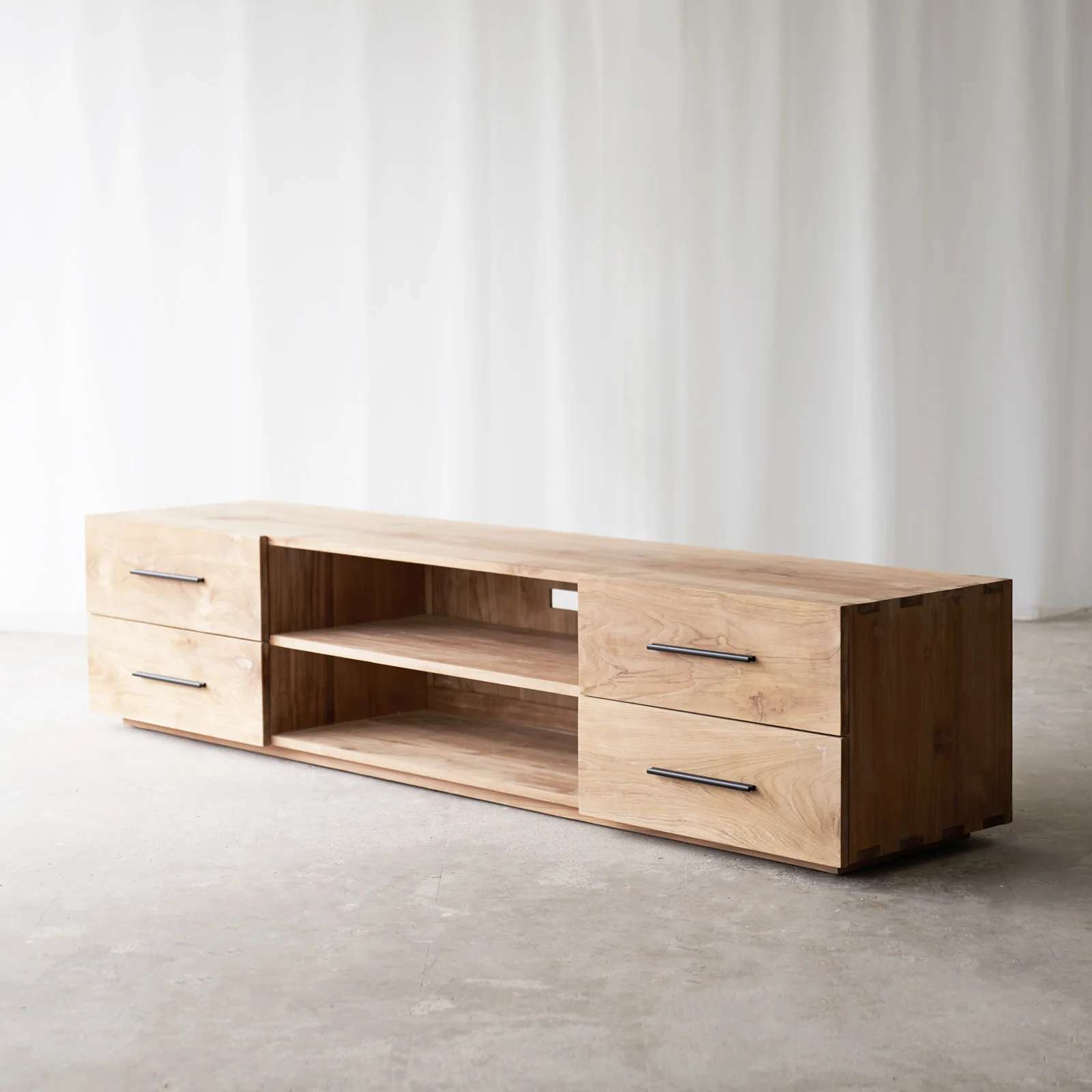 Quinn TV Console | Teak (210cm) - Image 3