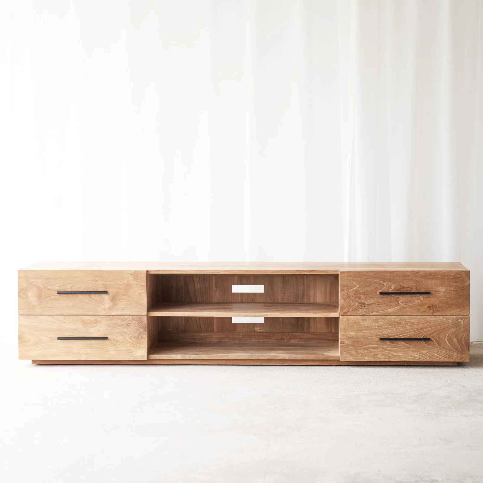 Quinn TV Console | Teak (210cm) - Image 5
