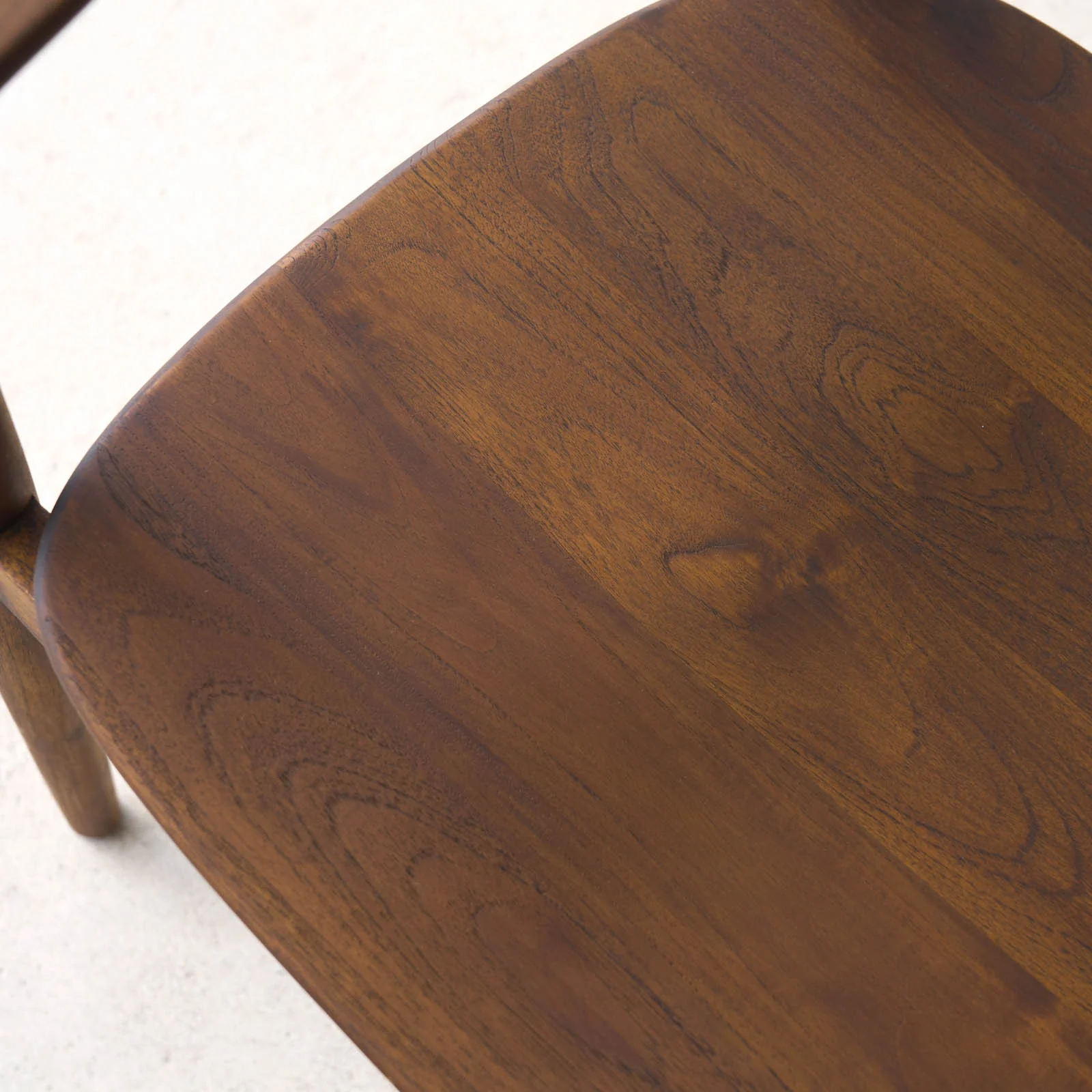 Raku Dining Chair | Dark Stained Teak - Image 2