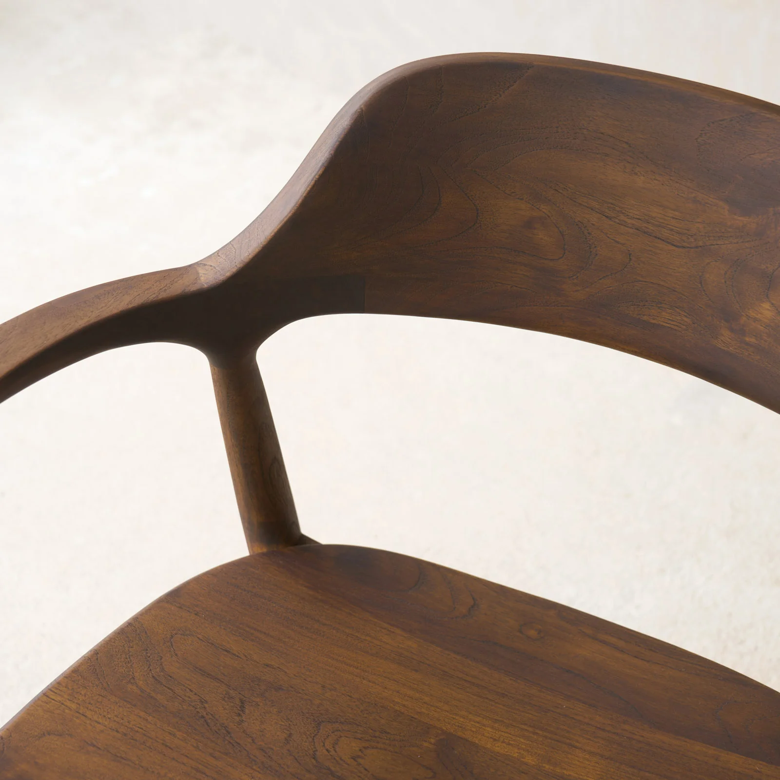 Raku Dining Chair | Dark Stained Teak - Image 4