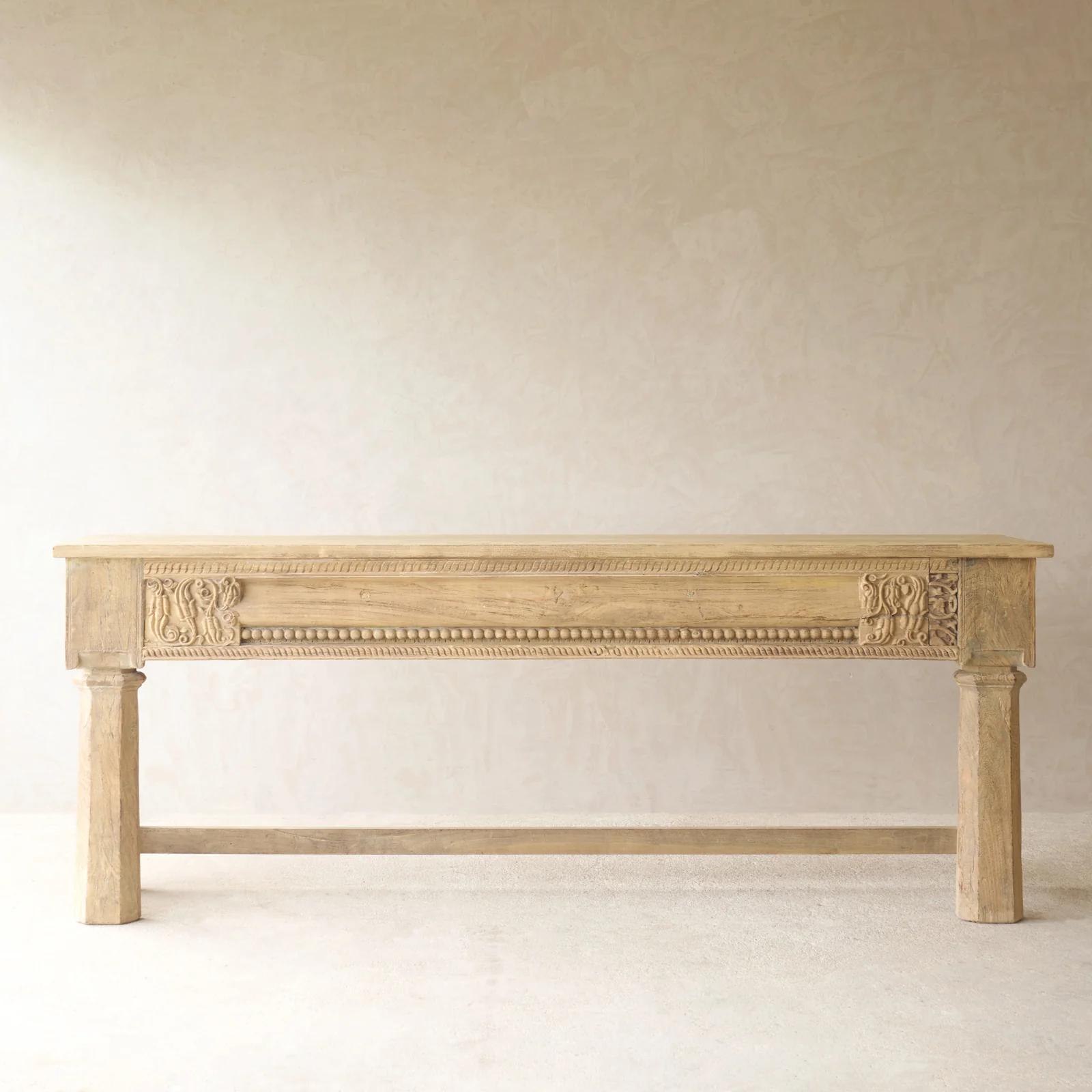 Reclaimed Carved Teak Console | No. 2 - Image 3