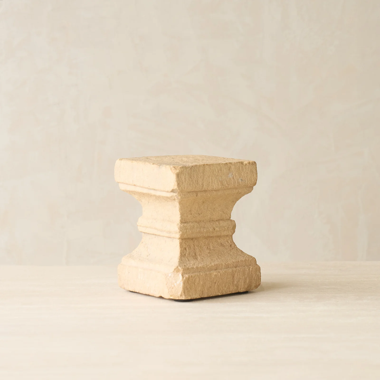 Reclaimed Sandstone Candle Pedestal - Image 5