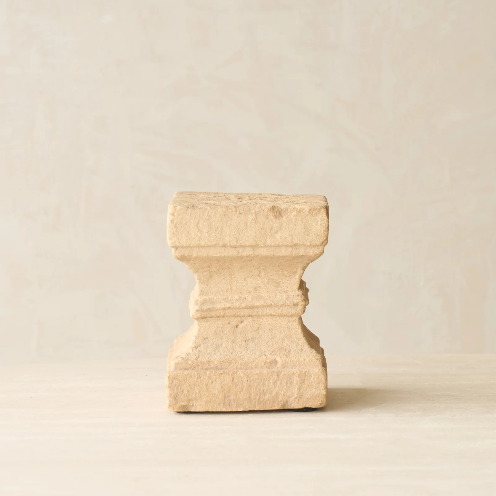 Reclaimed Sandstone Candle Pedestal - Image 6