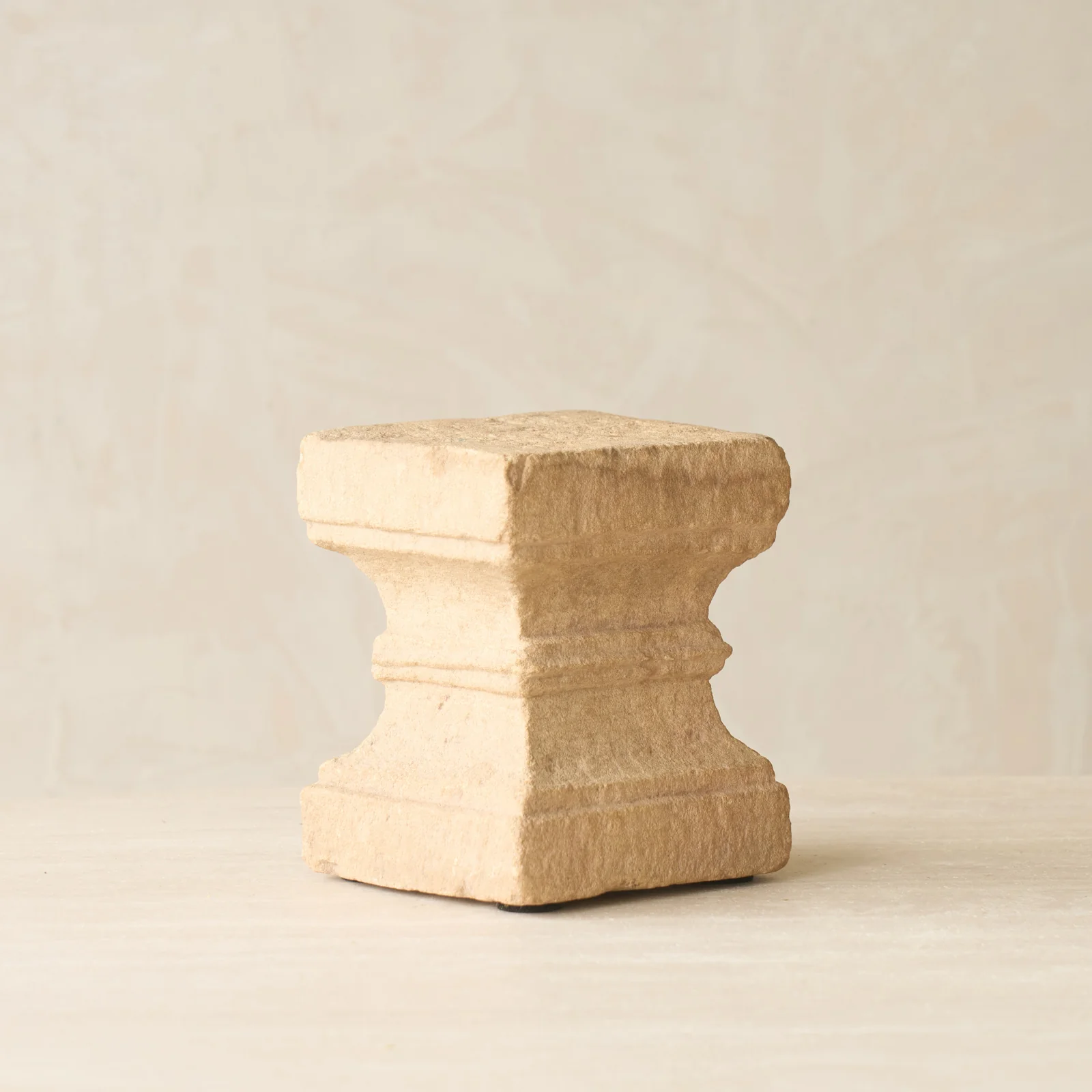 Reclaimed Sandstone Candle Pedestal - Image 7