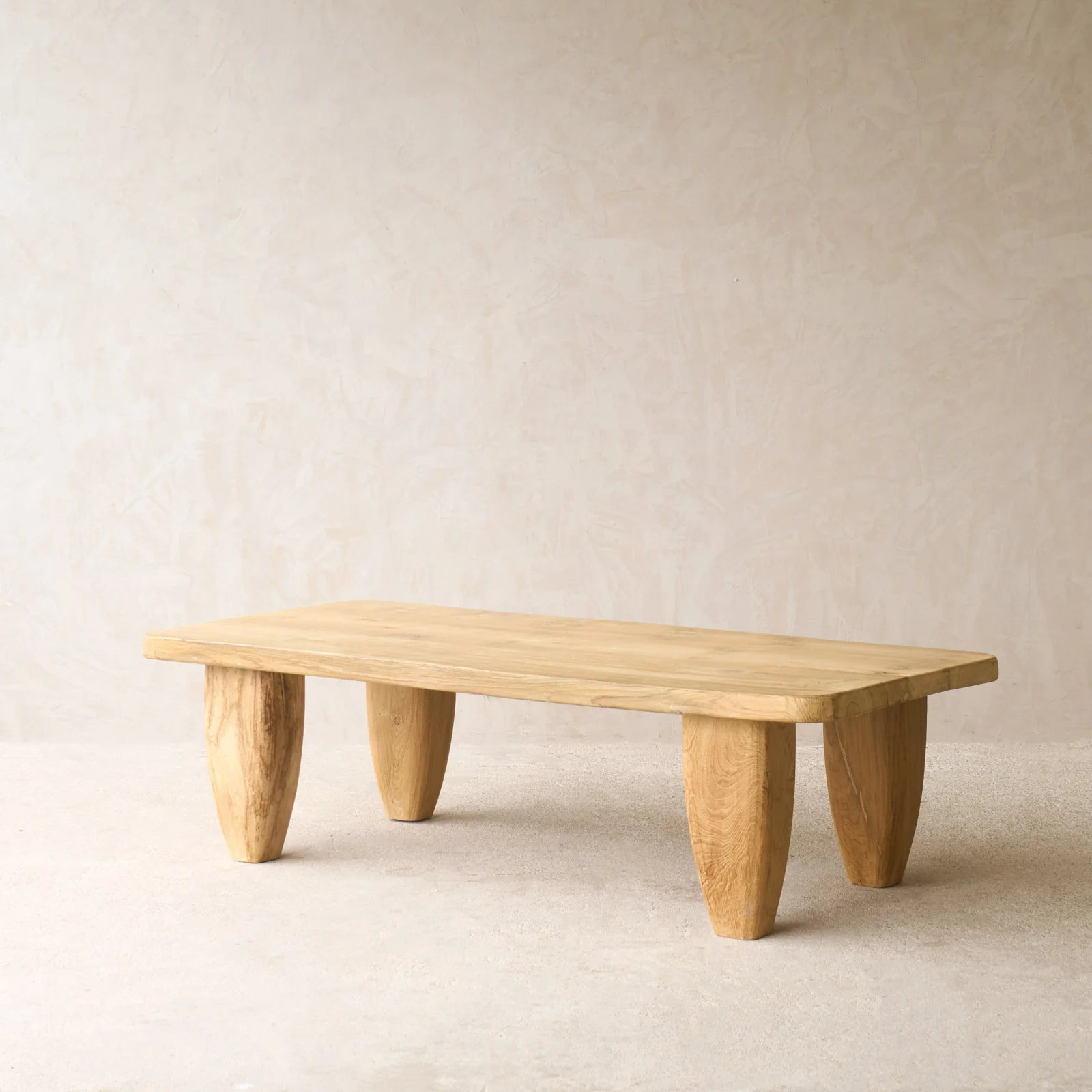 Roca Rustic Coffee Table | Old Teak - Natural (136cm) - Image 4