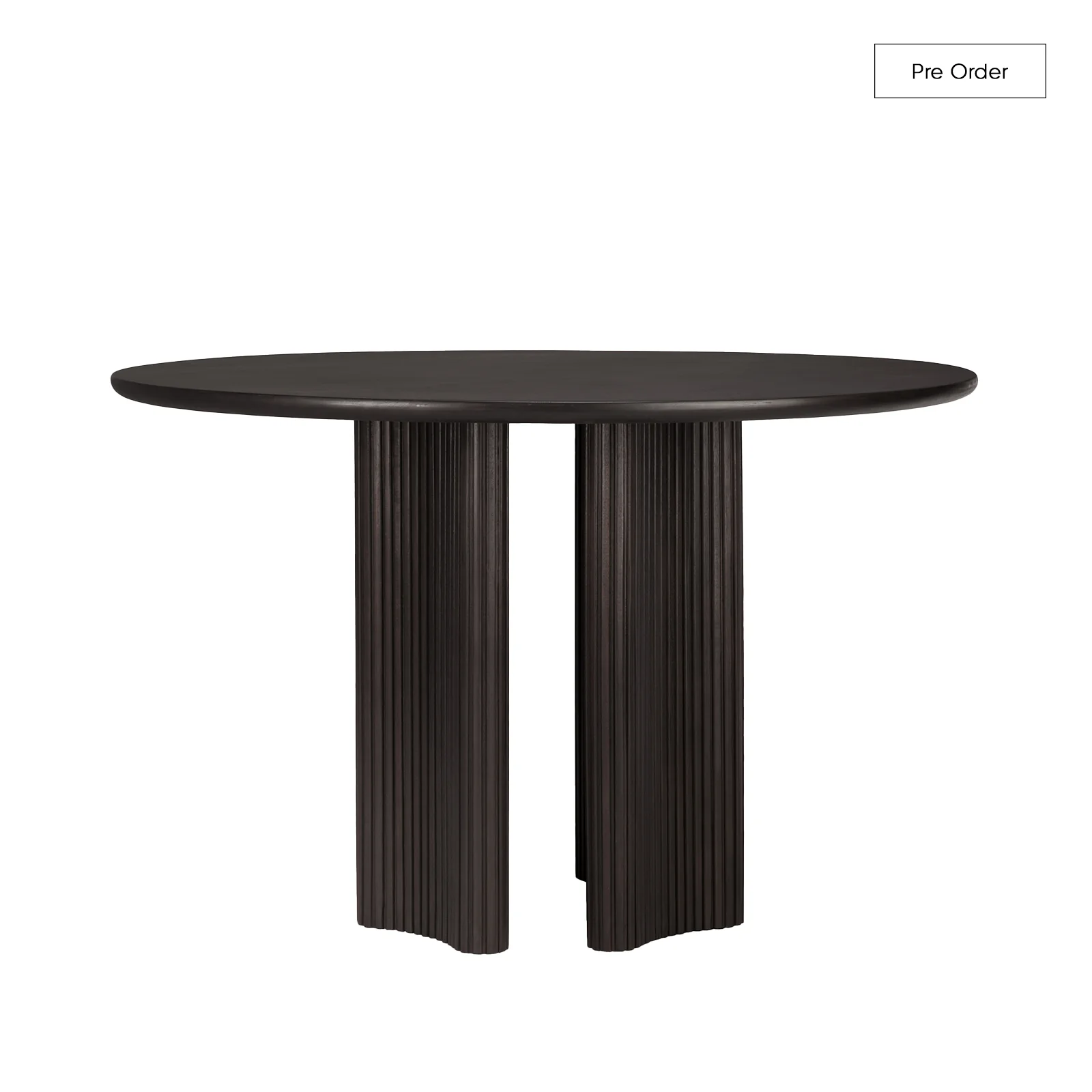 Roller Max Dining Table | Mahogany - Dark Brown (150cm)