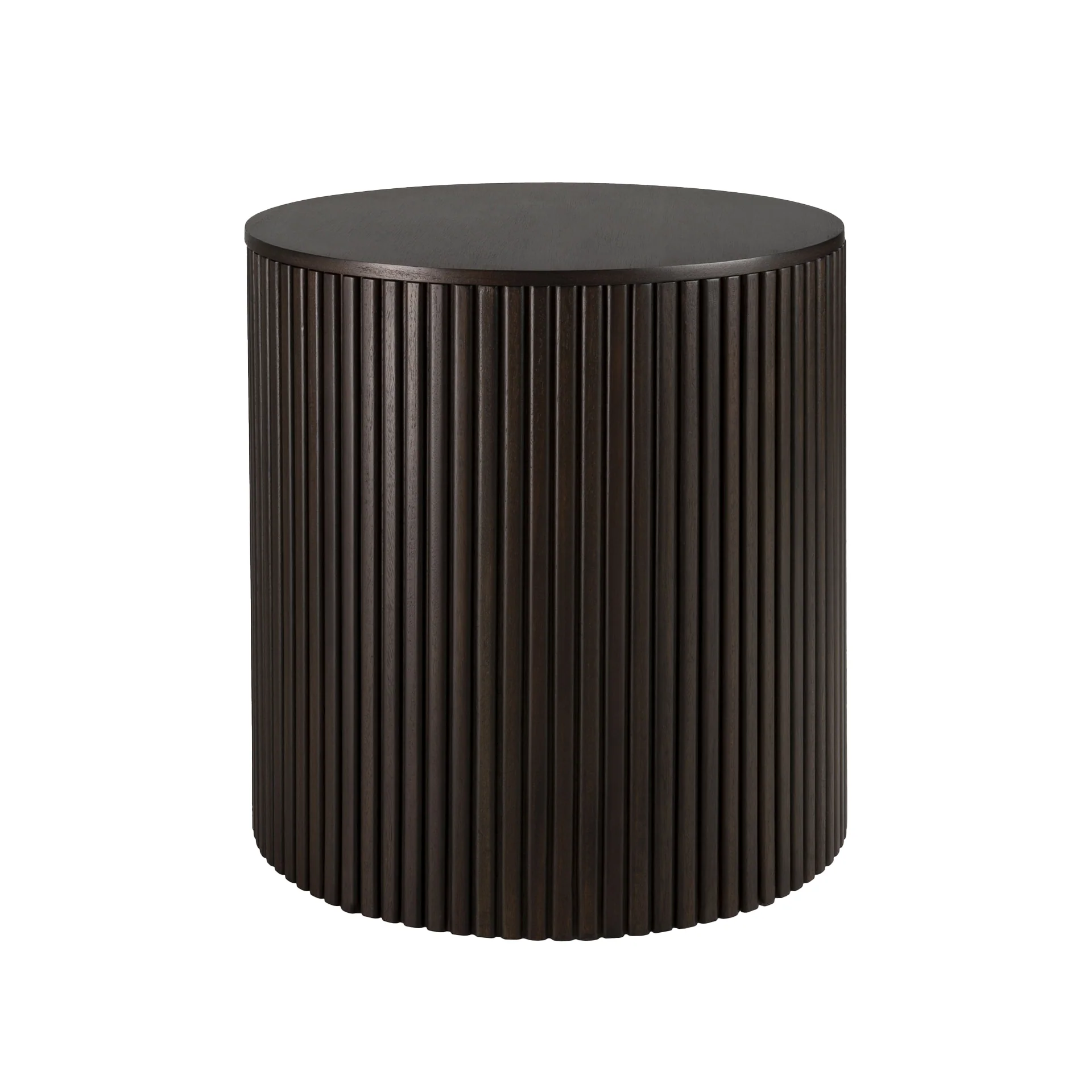 Roller Max Side Table | Mahogany - Dark Brown (40cm) - Image 4