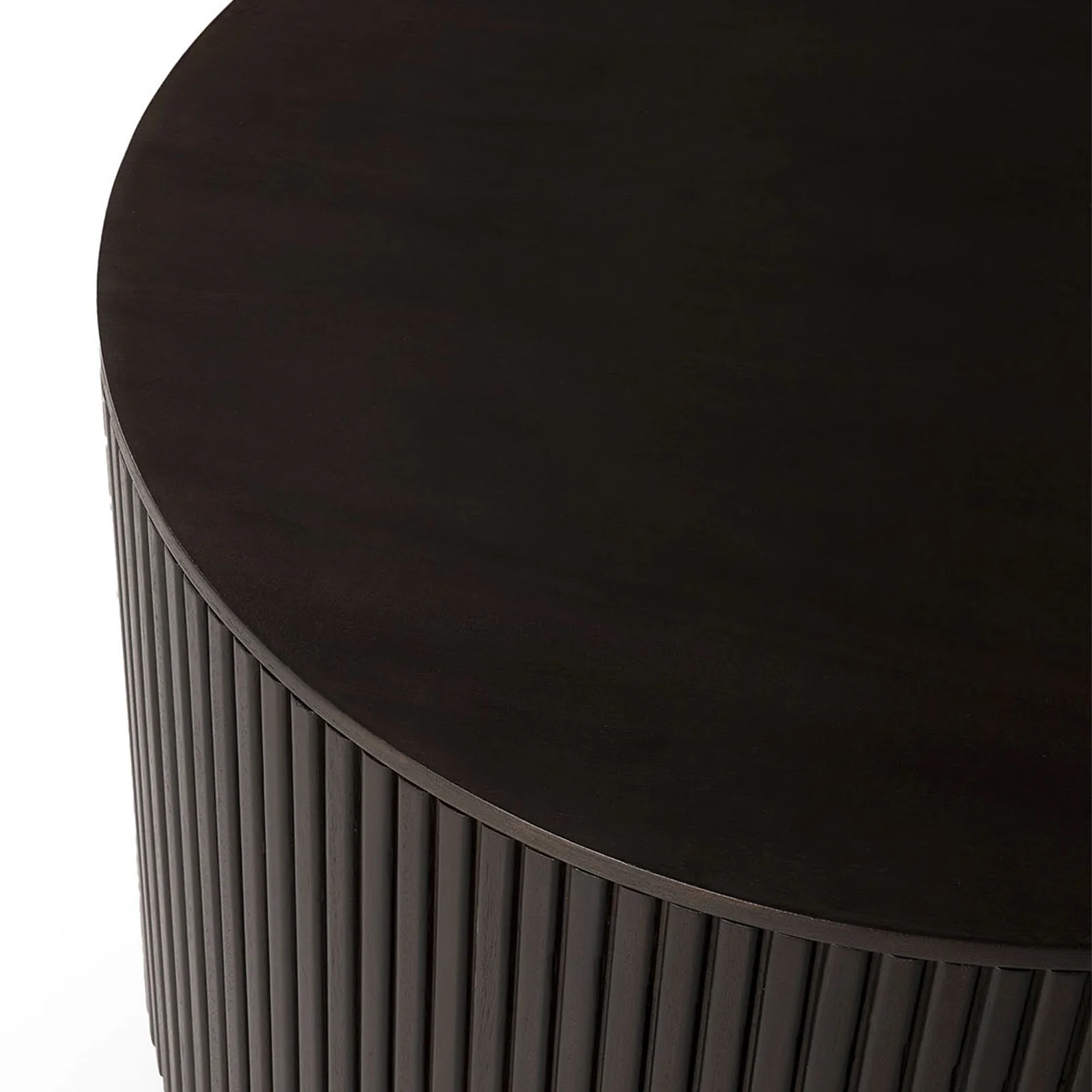 Roller Max Side Table | Mahogany - Dark Brown (40cm) - Image 5